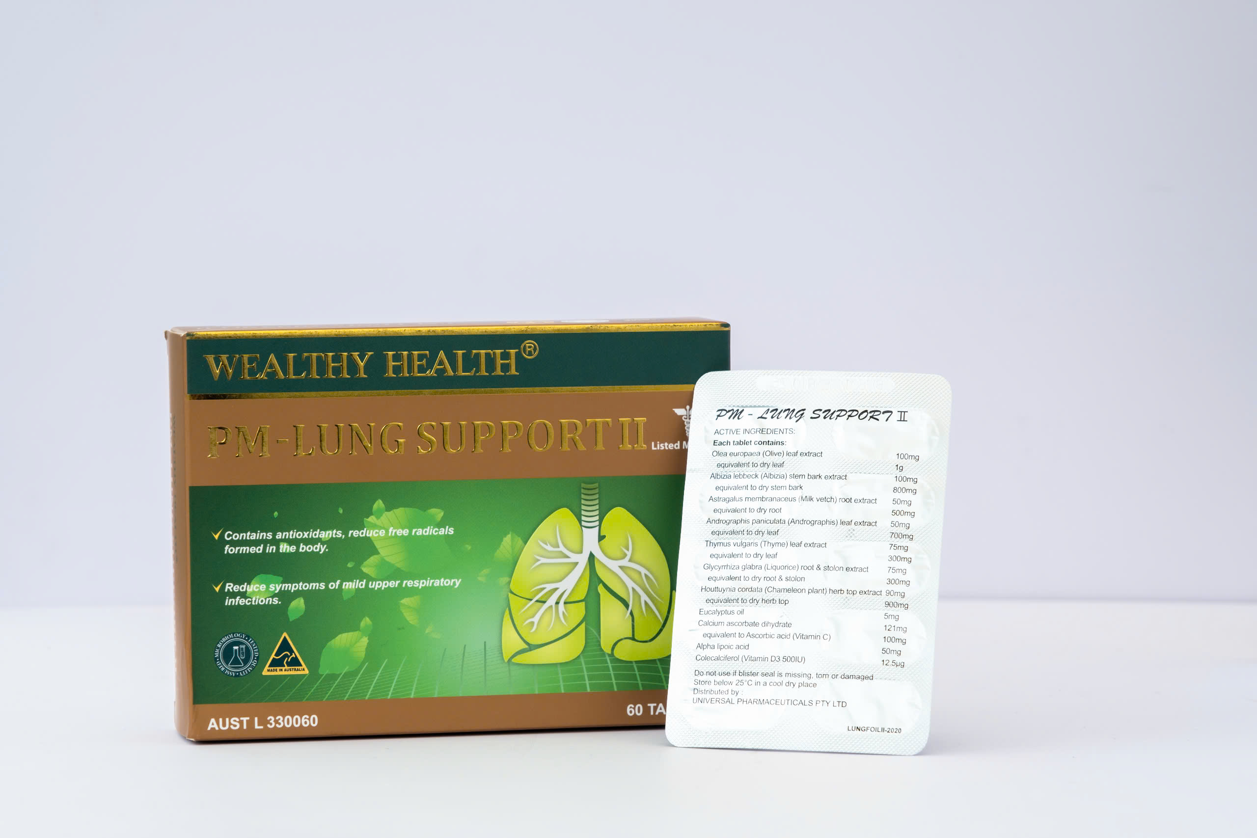 Viên Uống Tăng Cường Chức Năng Phổi PM – LUNG SUPPORT II