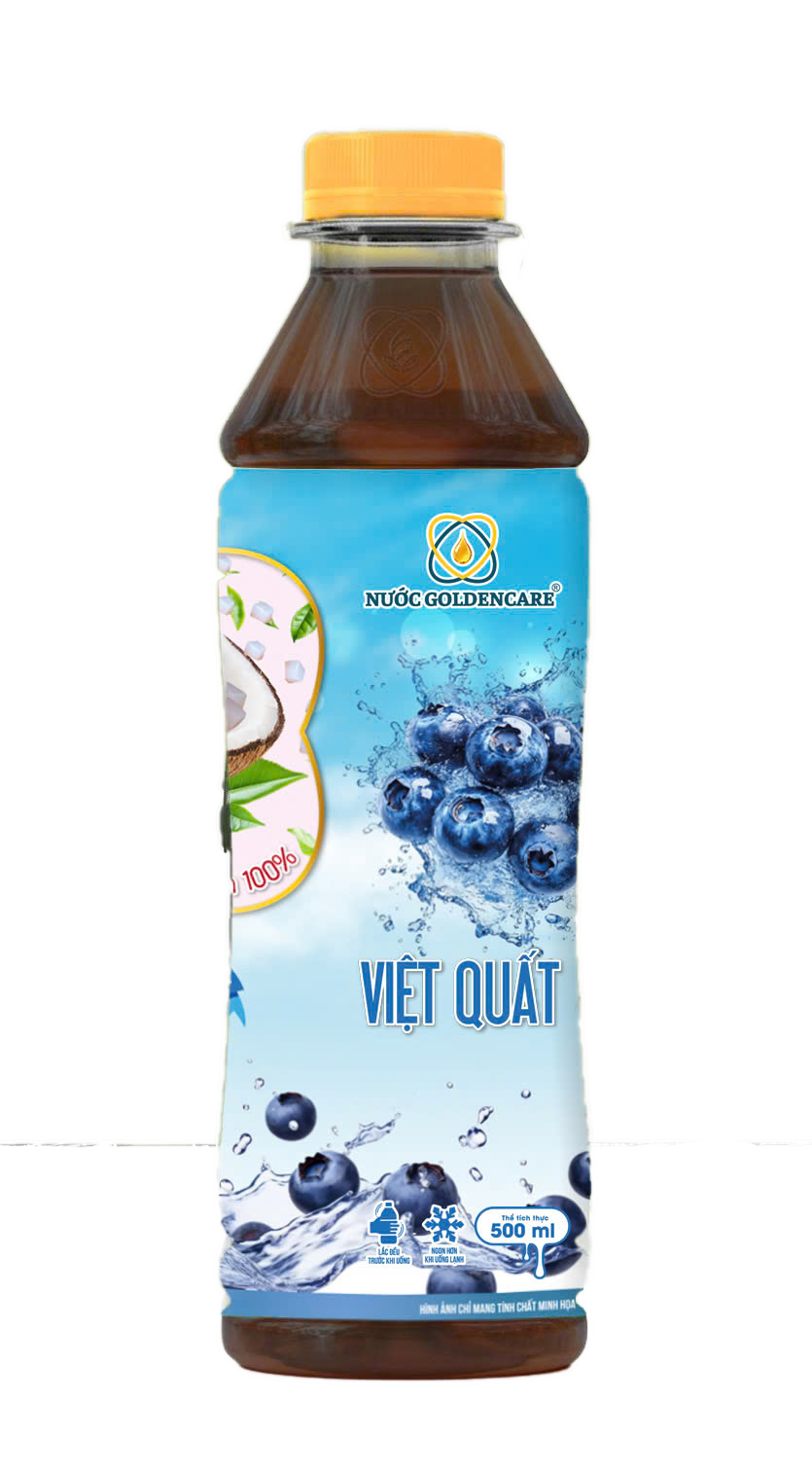 THÙNG 24 CHAI NƯỚC GOLDENCARE - VIỆT QUẤT 500ml