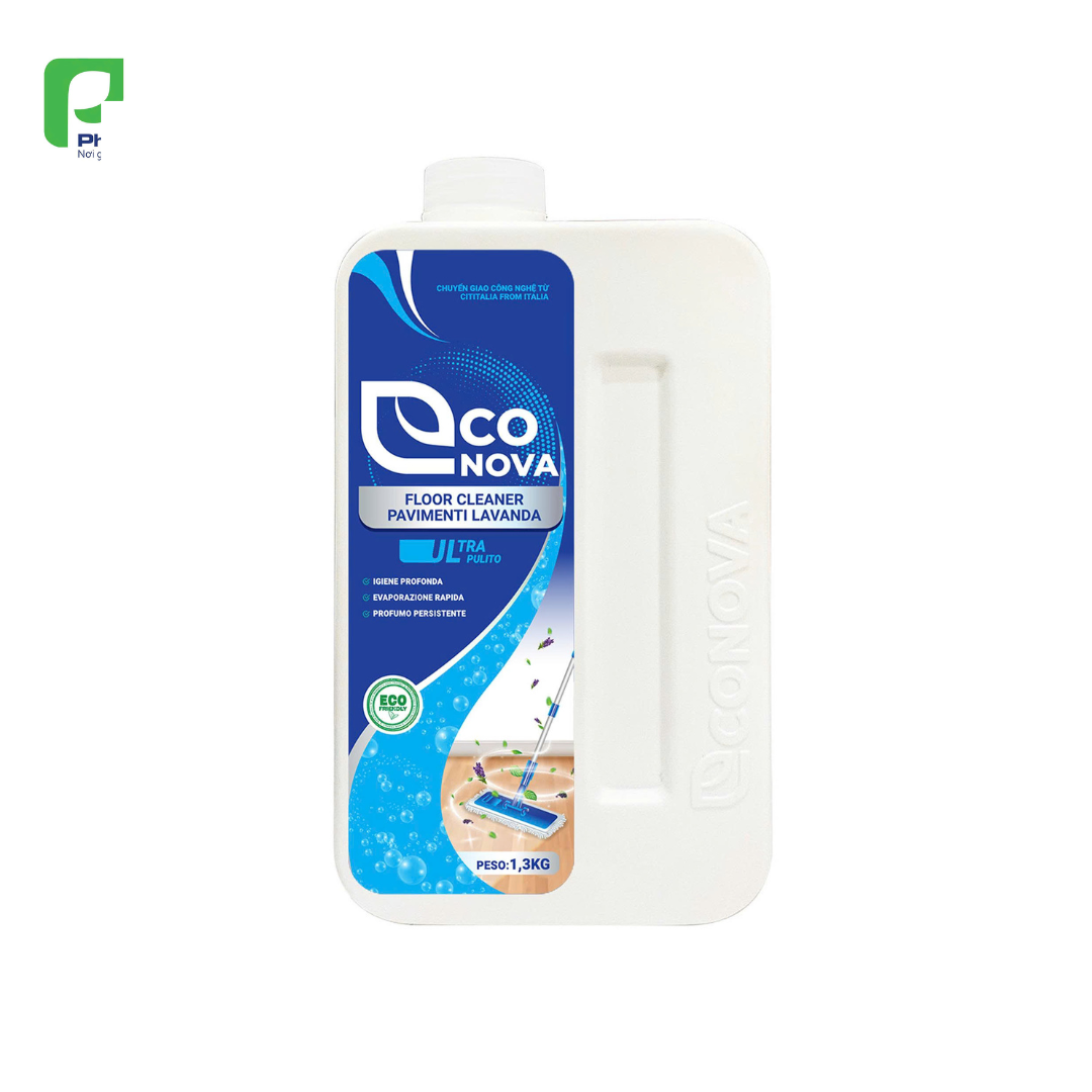 Nước lau sàn oải hương Econova 1,3kg - Phân phối chính hãng