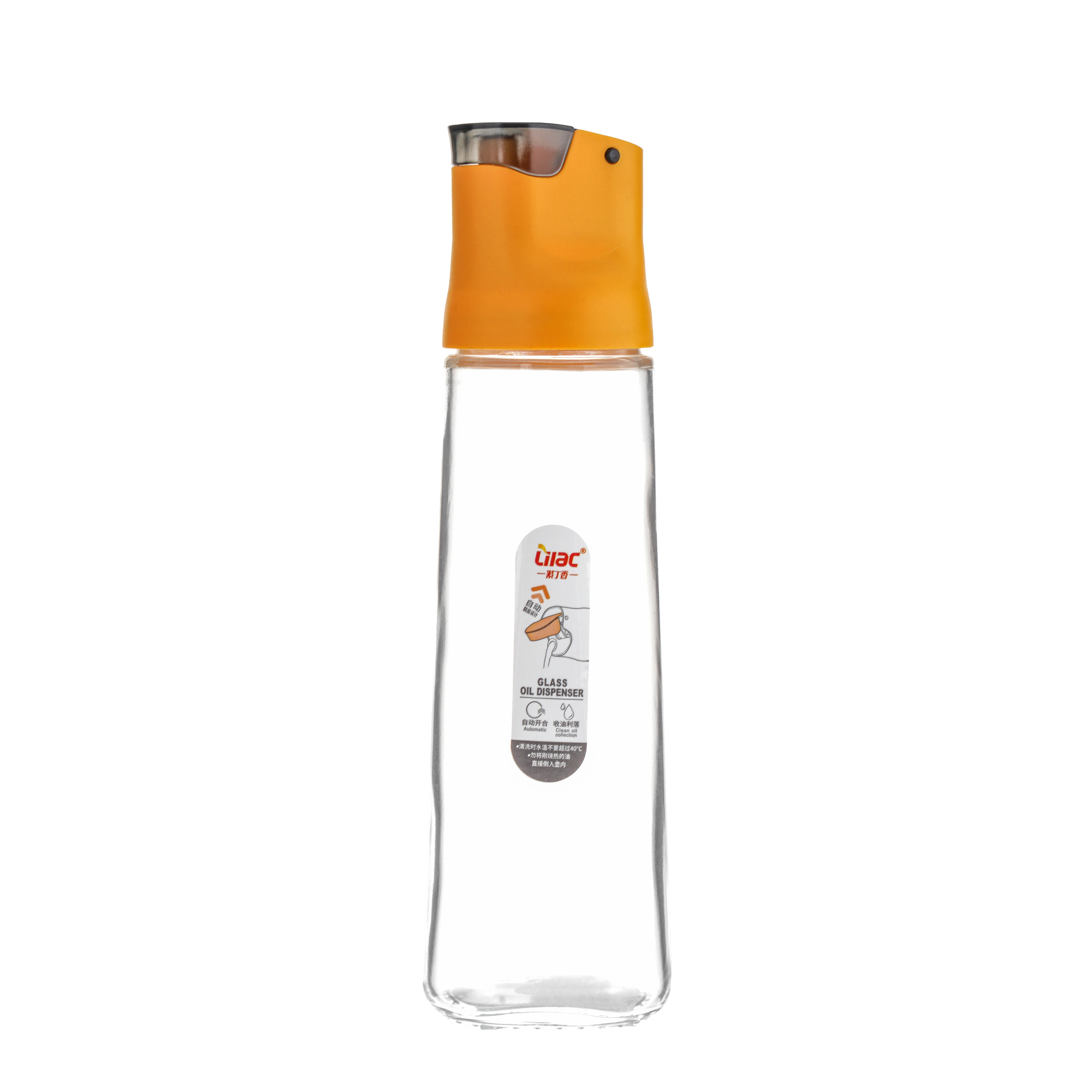 Bình dầu thủy tinh tự mở nắp, màu ngẫu nhiên dung tích 500ml_376066 - 3