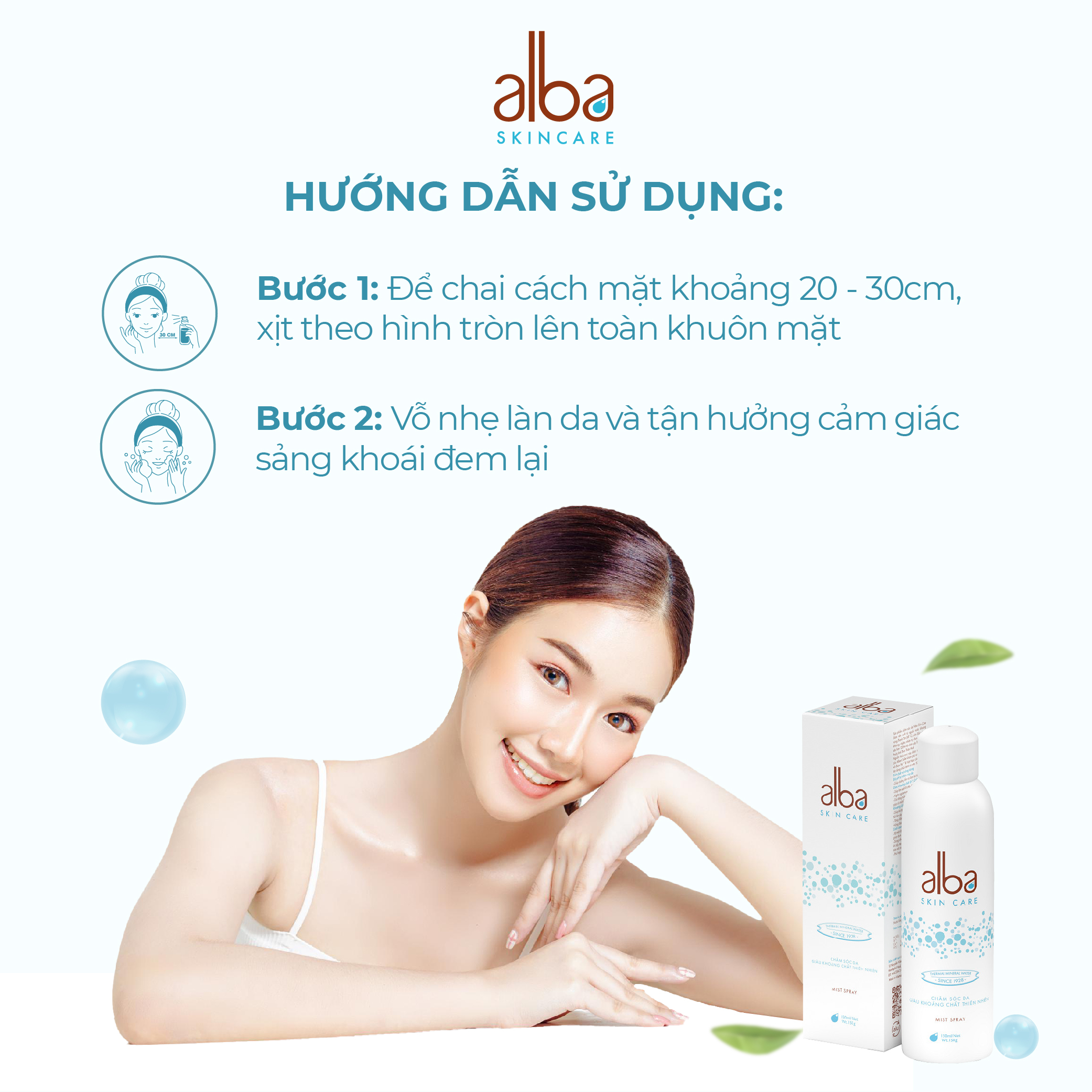 Xịt khoáng chăm sóc da Alba 300ml - 4