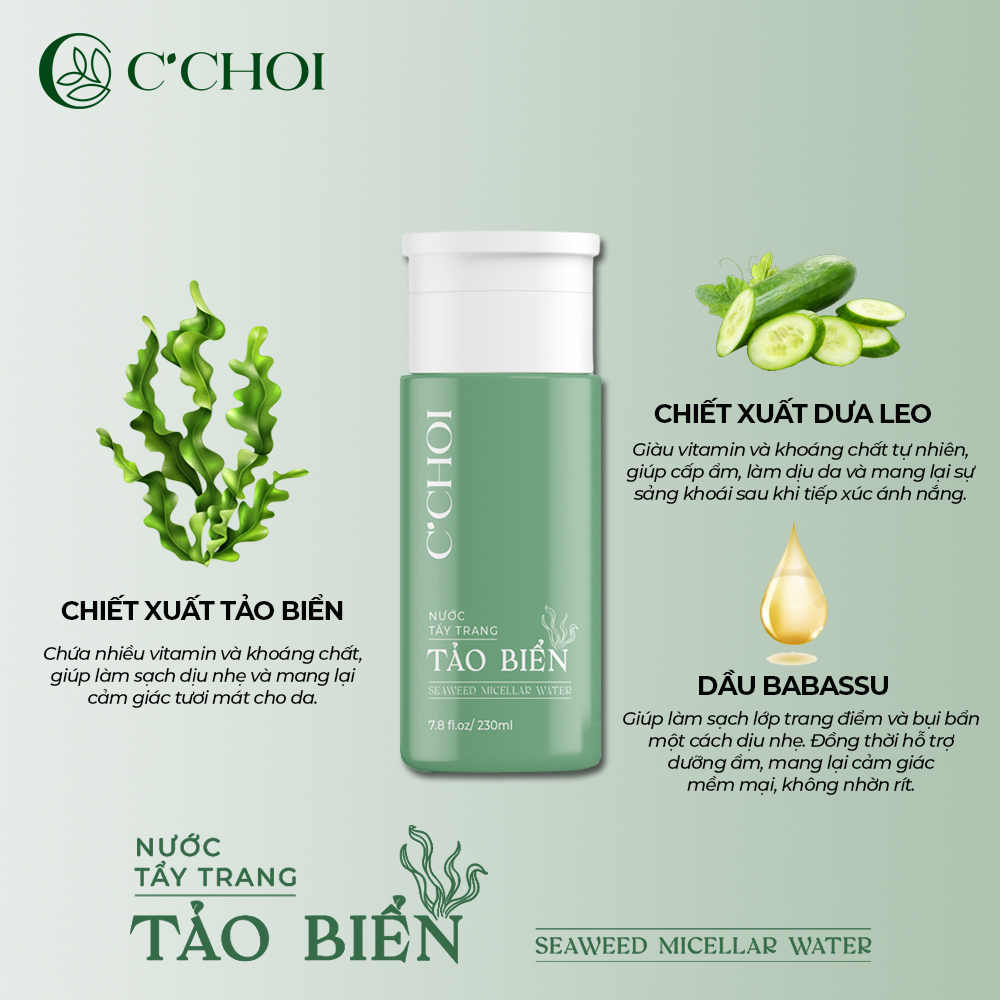 Bộ sản phẩm làm sạch da C’Choi - 3