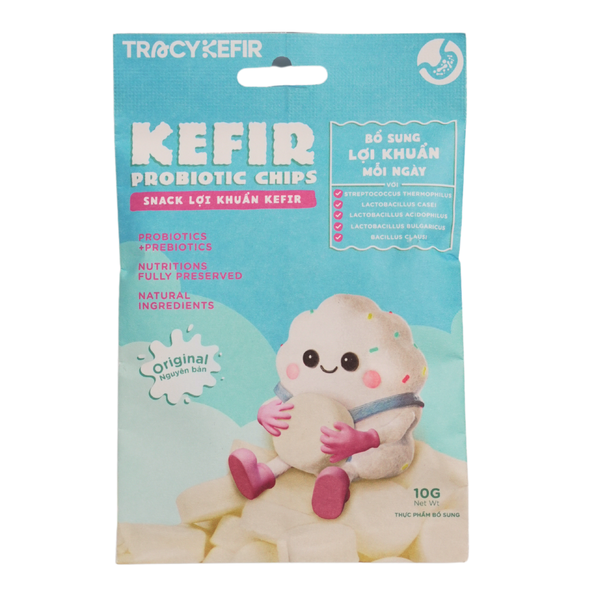 Snack lợi khuẩn kefir nguyên bản