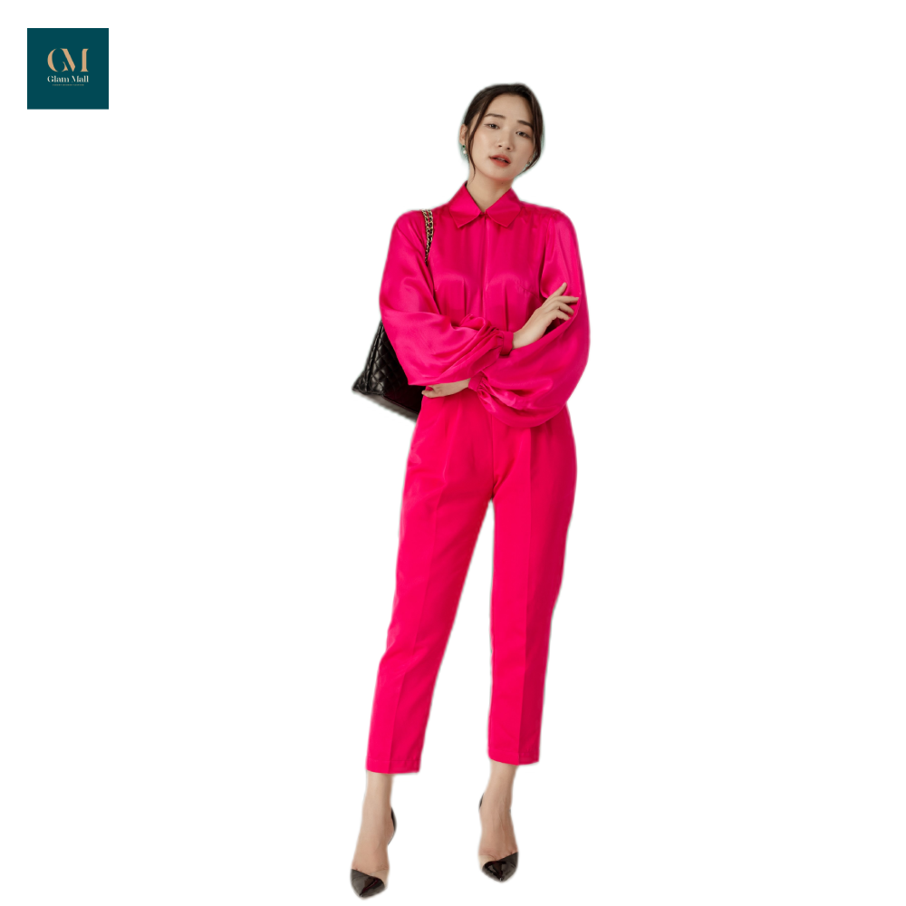 Áo lụa tay phồng Doris-duoc-ban-tai-PL Home & Health Store