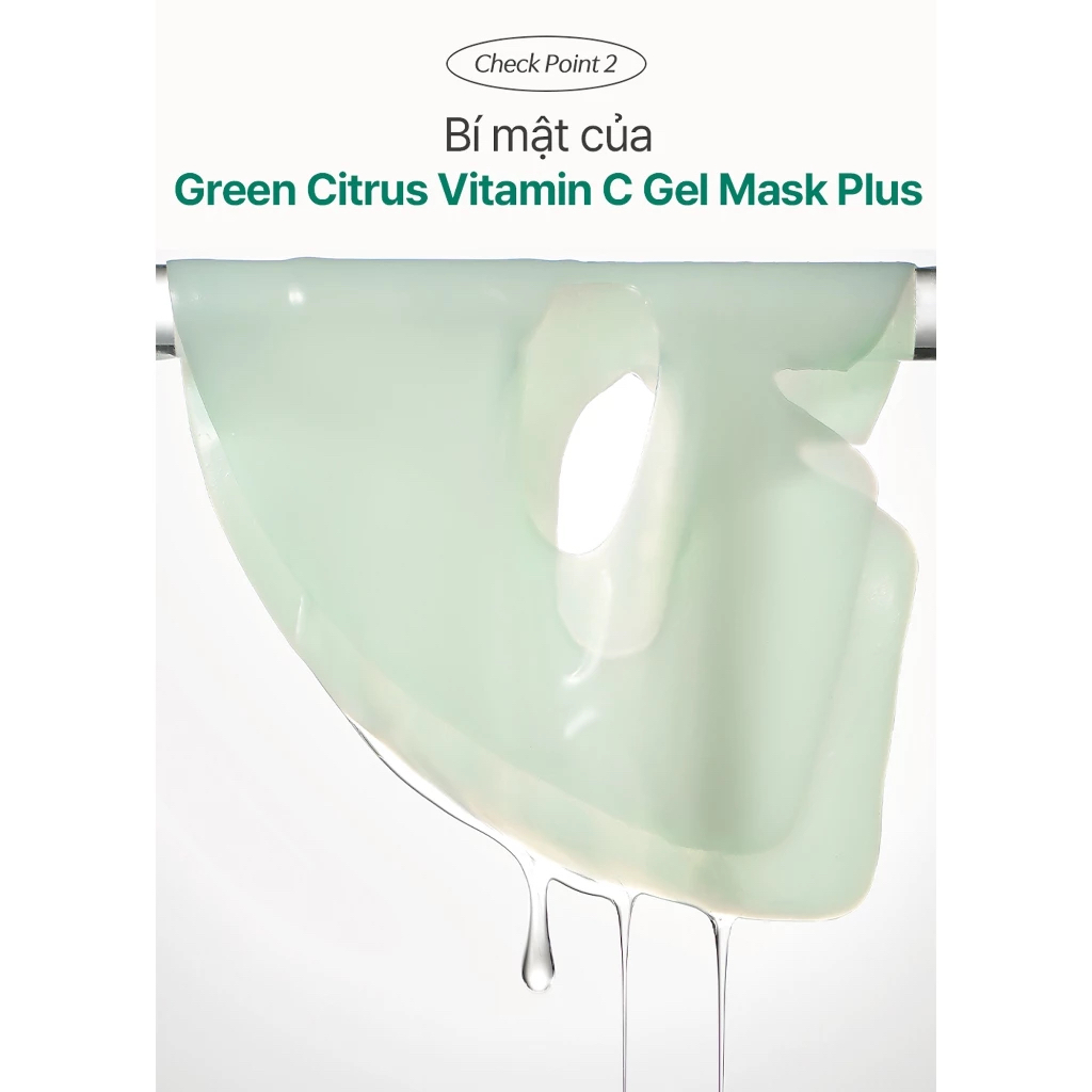 Mặt nạ LUVUM Green Citrus Vitamin C Gel Mask Plus giúp dưỡng sáng đều màu da (hộp 5 miếng x 33g) - 6