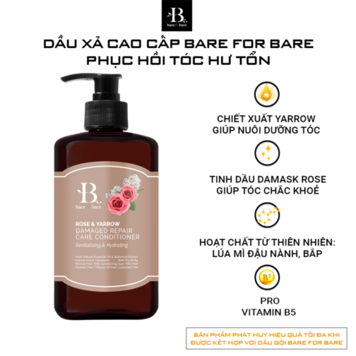 Dầu xả Bare For Bare Rosemary & Lily