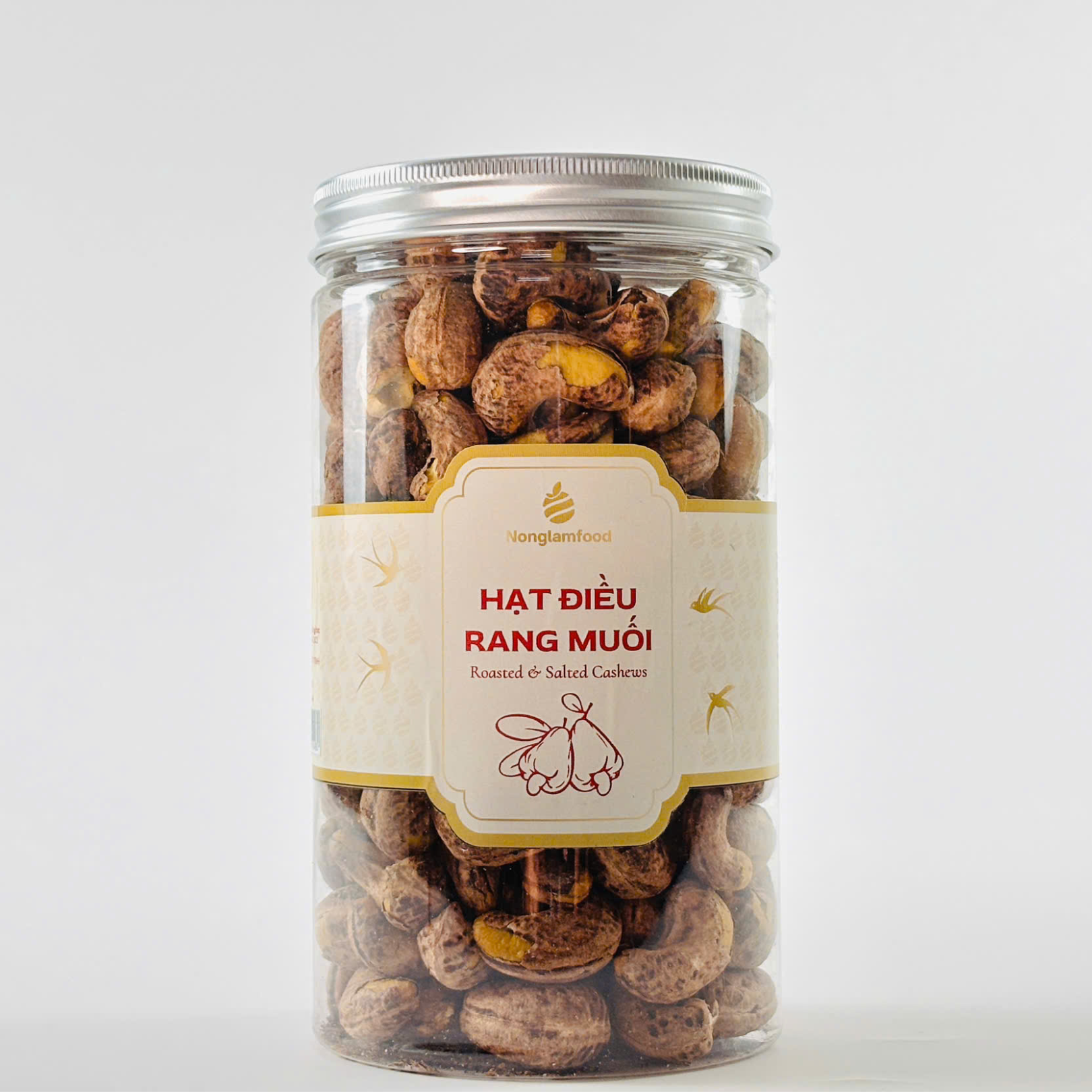 Tết 2026 - Hạt Điều Rang Muối - Hũ 454g