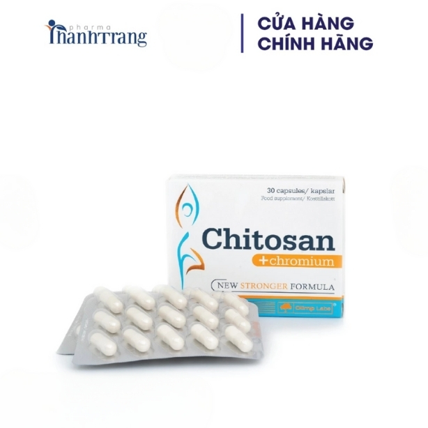 Viên uống Chitosan hỗ trợ giảm cân lấy lại vóc dáng thon gọn (hộp 30 viên)