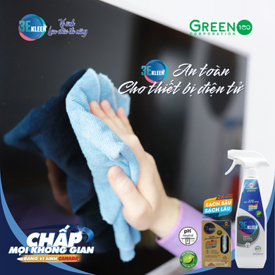 Bộ vi sinh lau chùi đa năng 3E Kleen (01 chai 500ml + 03 ống 5ml) - 6