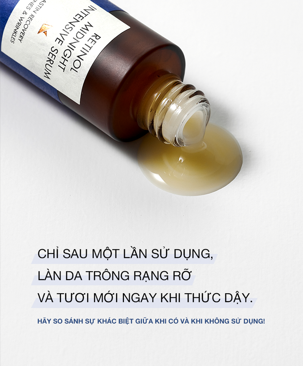 Tinh Chất Sáng Da Và Cải Thiện Nếp Nhăn Danique Retinol Midnight Intensive Serum 30ml - 5