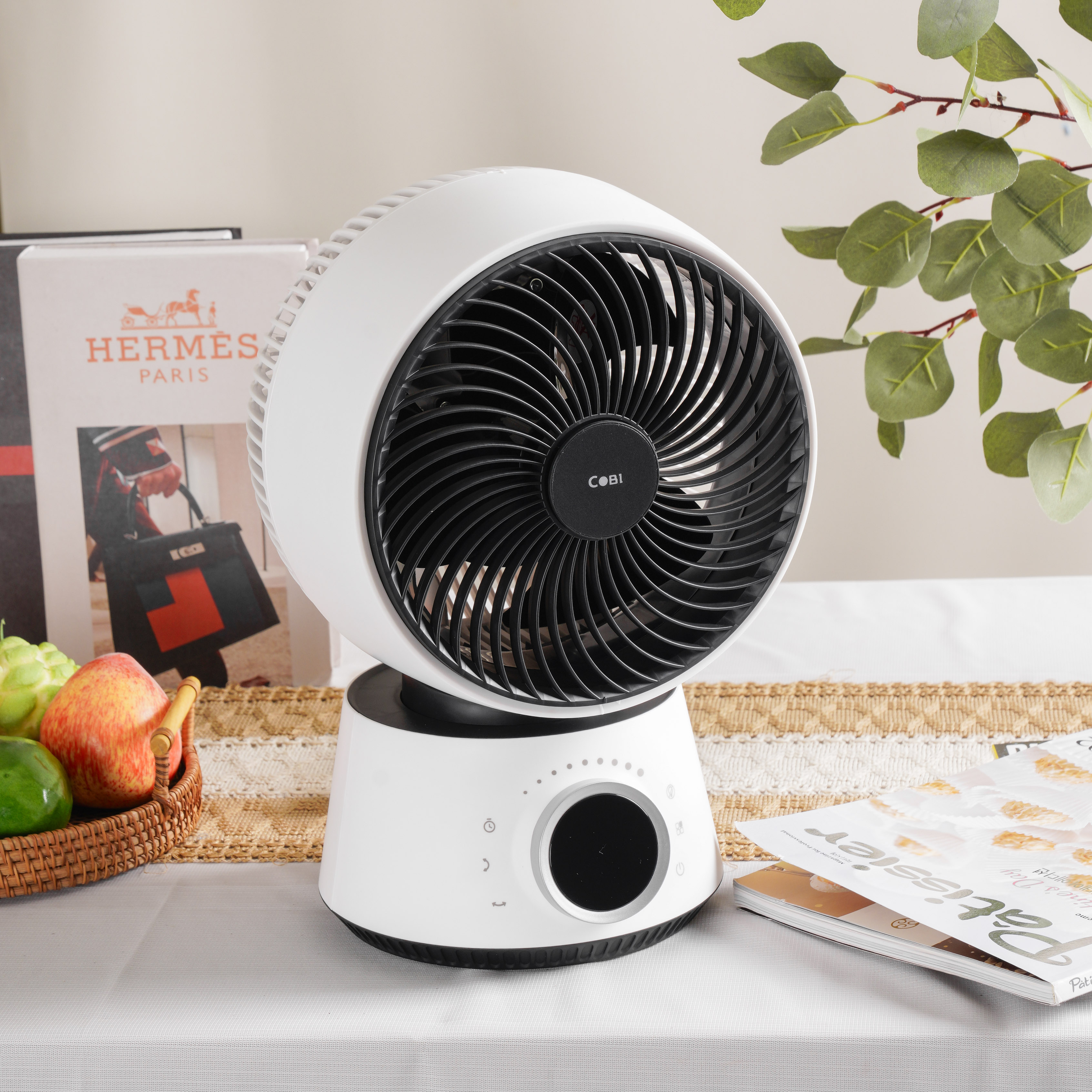 Quạt tuần hoàn không khí để bàn 8" COBI - Điều khiển từ xa, Hẹn giờ, Xoay tự động 3D 360°_341729