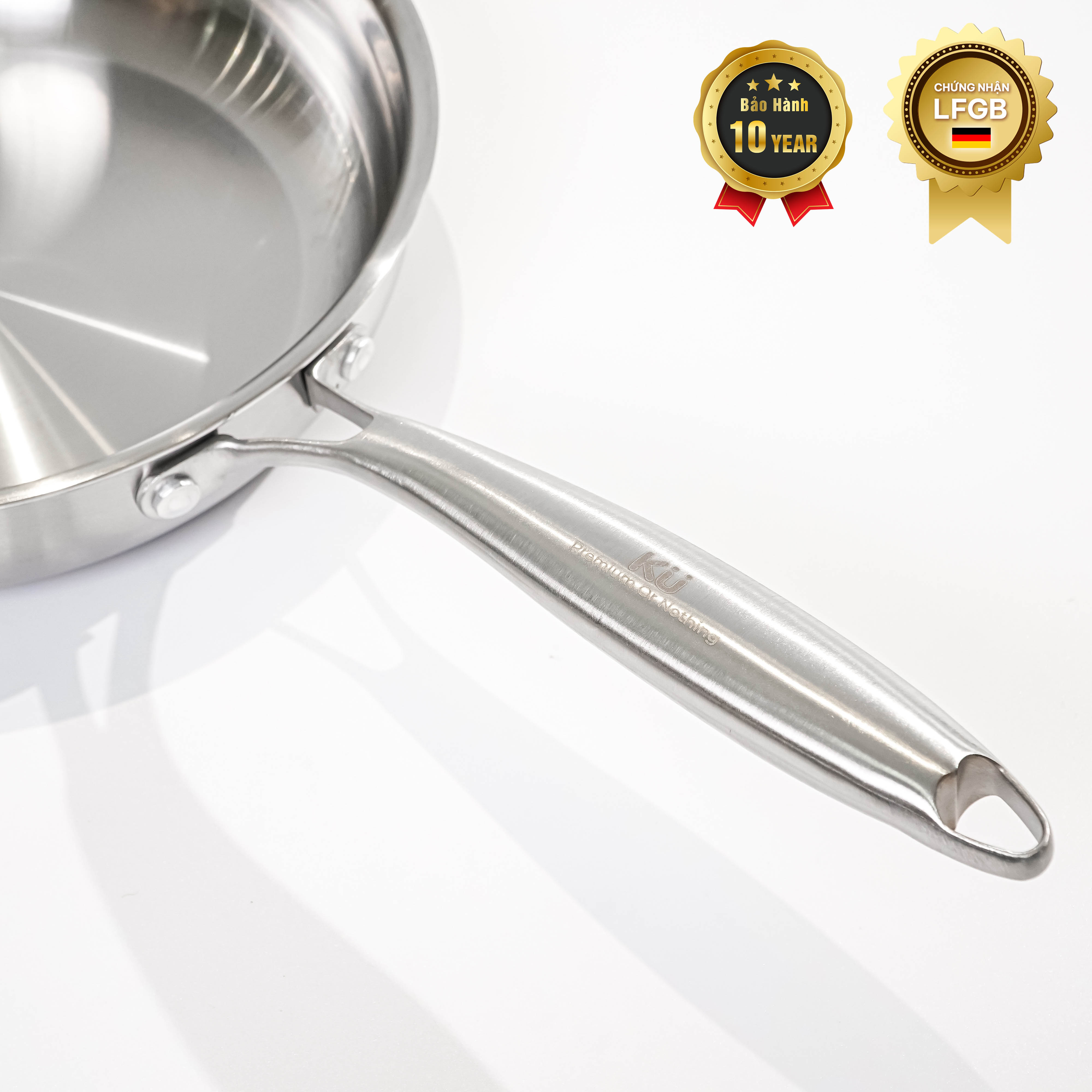 Chảo Inox Cao Cấp KU3326 size 24 (LFGB)