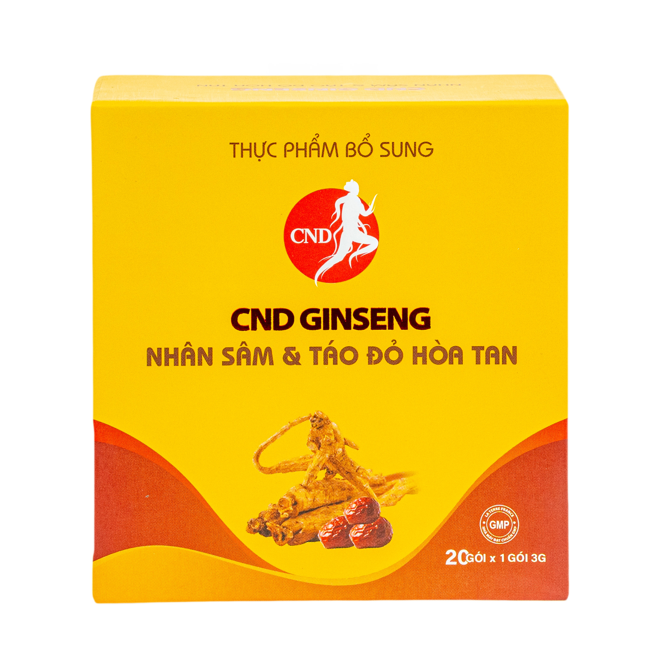 Nhân sâm và táo đỏ hòa tan - Phân phối chính hãng