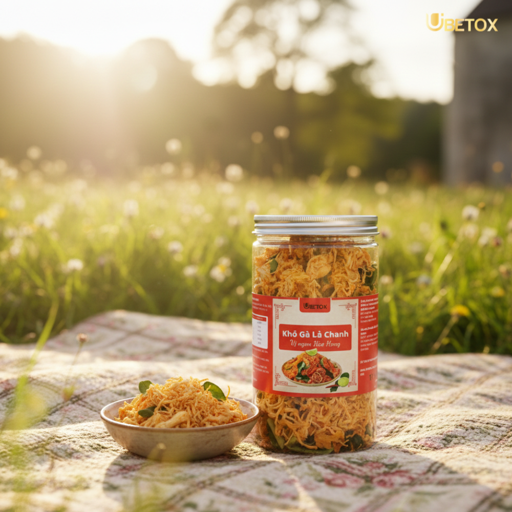 Khô Gà Lá Chanh - Hũ pet, 185gr