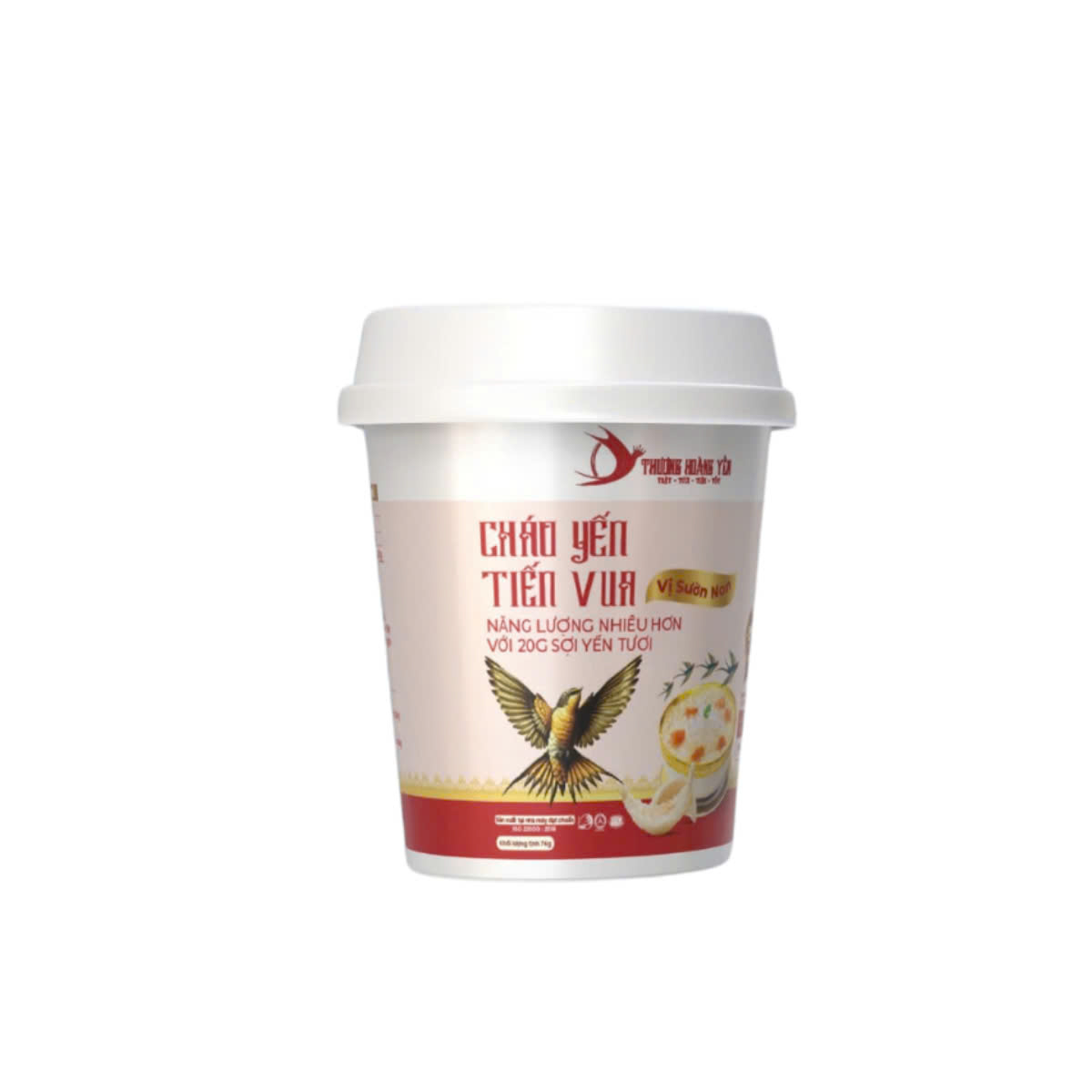 Cốc Cháo yến Tiến Vua Vị Sườn Non THƯỢNG HOÀNG YẾN 20gr - Phân phối chính hãng