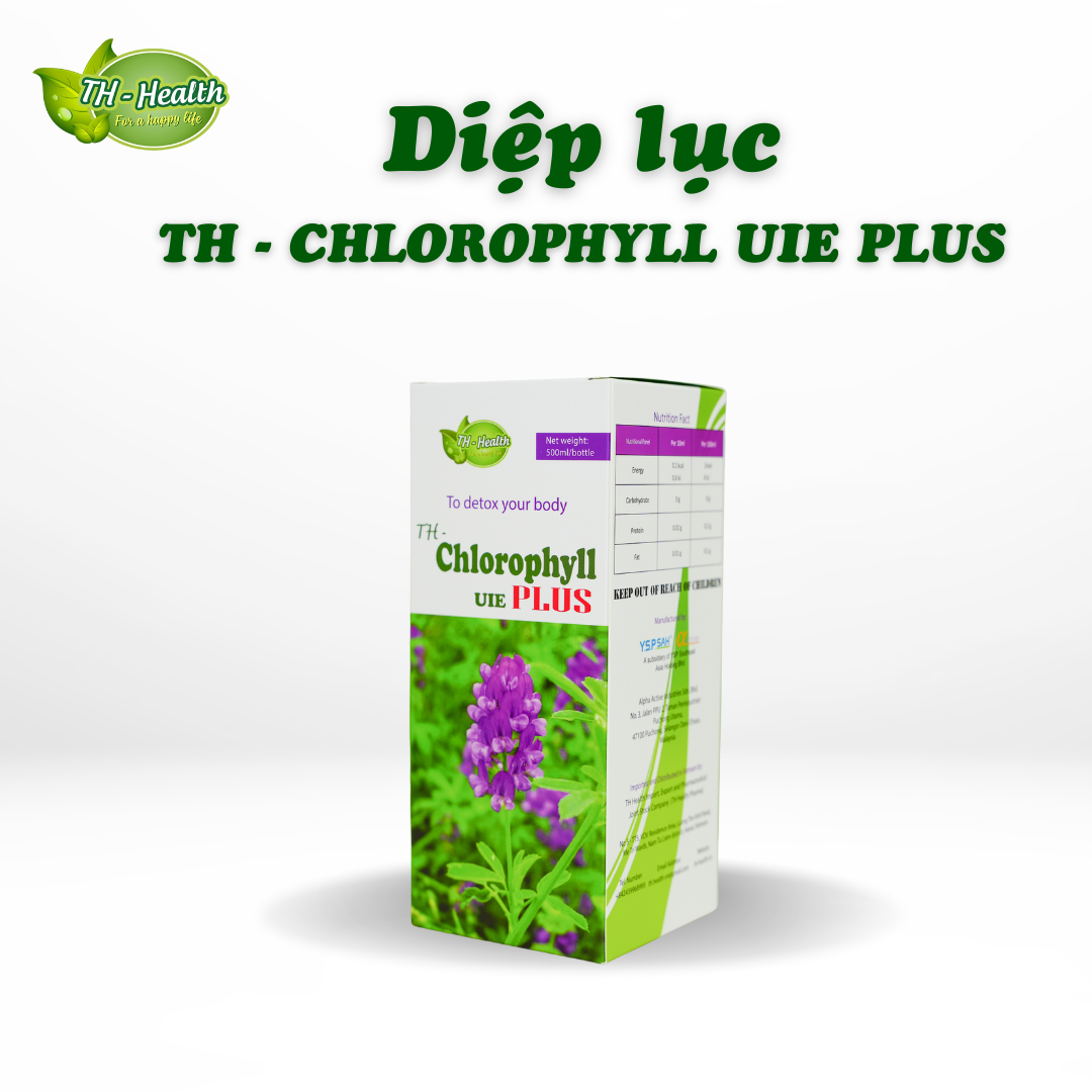 TH-Chlorophyll UIE PLUS bổ sung diệp lục, hỗ trợ miễn dịch và chống oxy hóa 500ml - 6