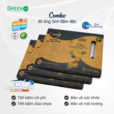 Bộ vi sinh lau chùi đa năng 3E KLEEN siêu tiết kiệm
