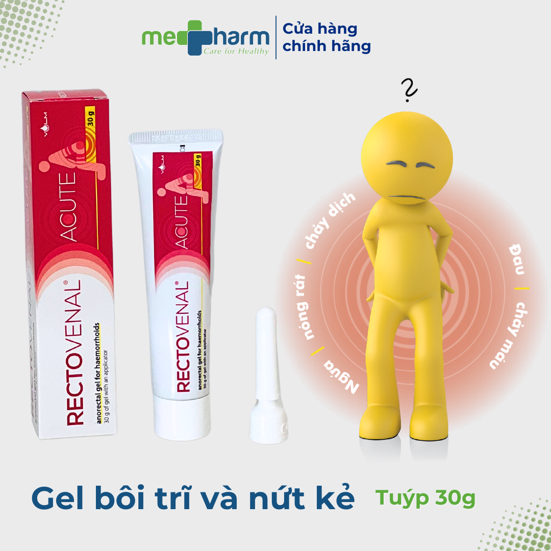 Gel bôi trĩ RECTOVENAL®ACUTE (Tuýp 30g)