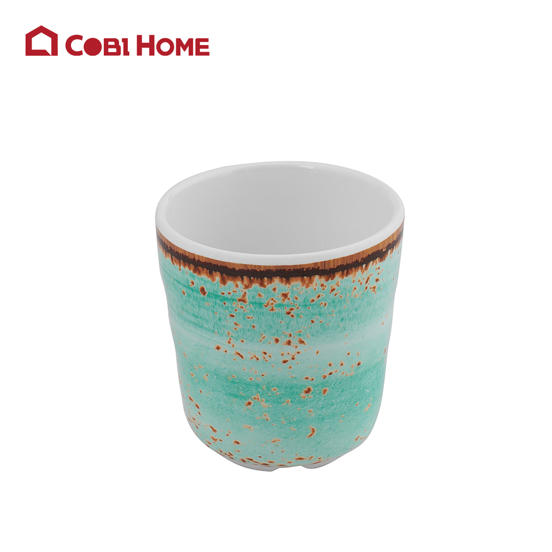 Ly nhựa melamine màu xanh lá cây_378406
