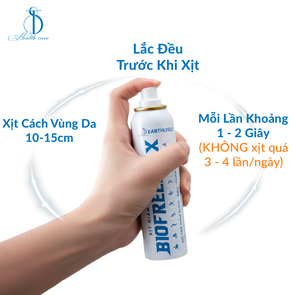 Xịt Giảm Đau Nhanh BIOFREEZE X - Chai 150ml