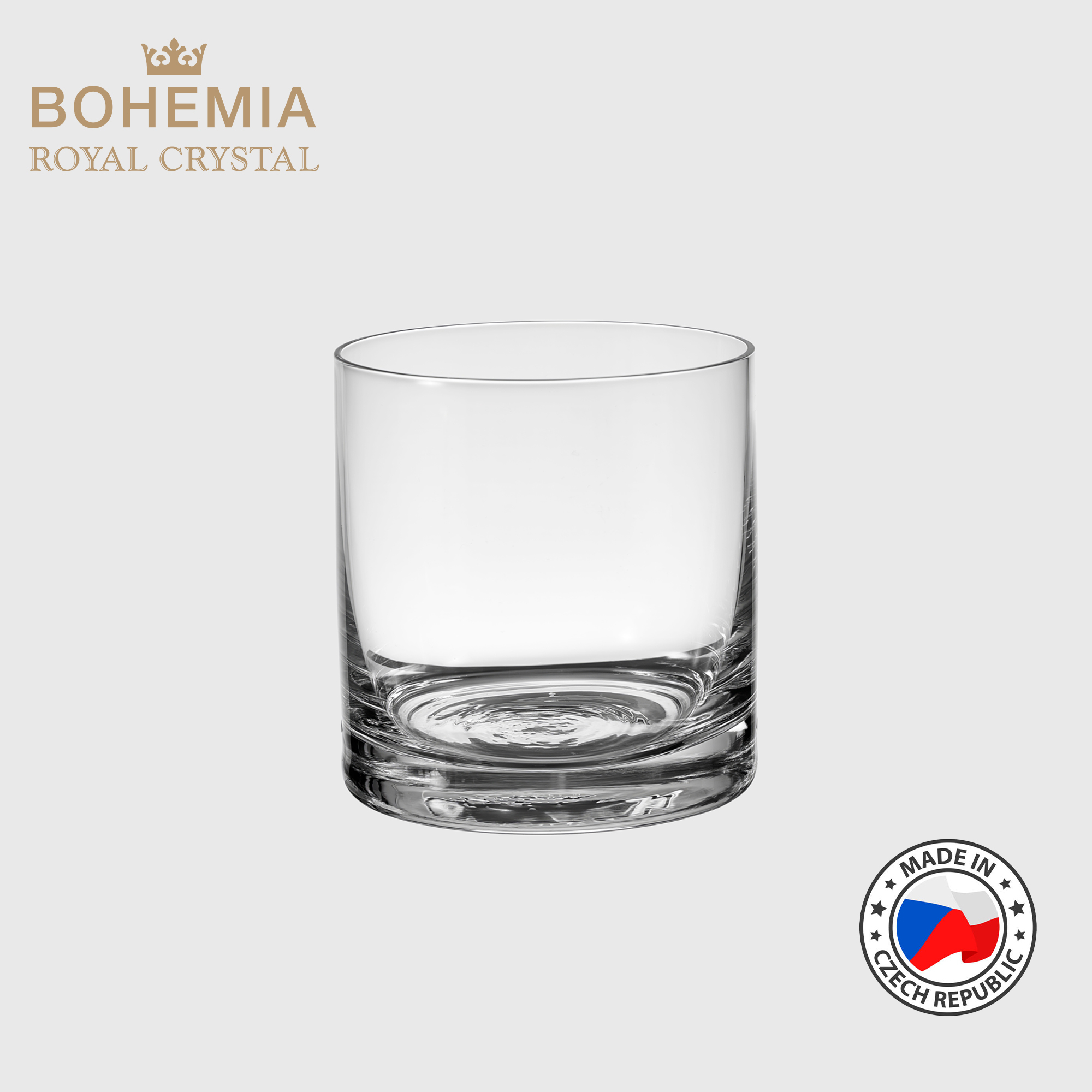 Cốc uống nước và whisky pha lê 410ml Bohemia Royal Crystal Set 6 ly - MODEL: Barware 410ml
