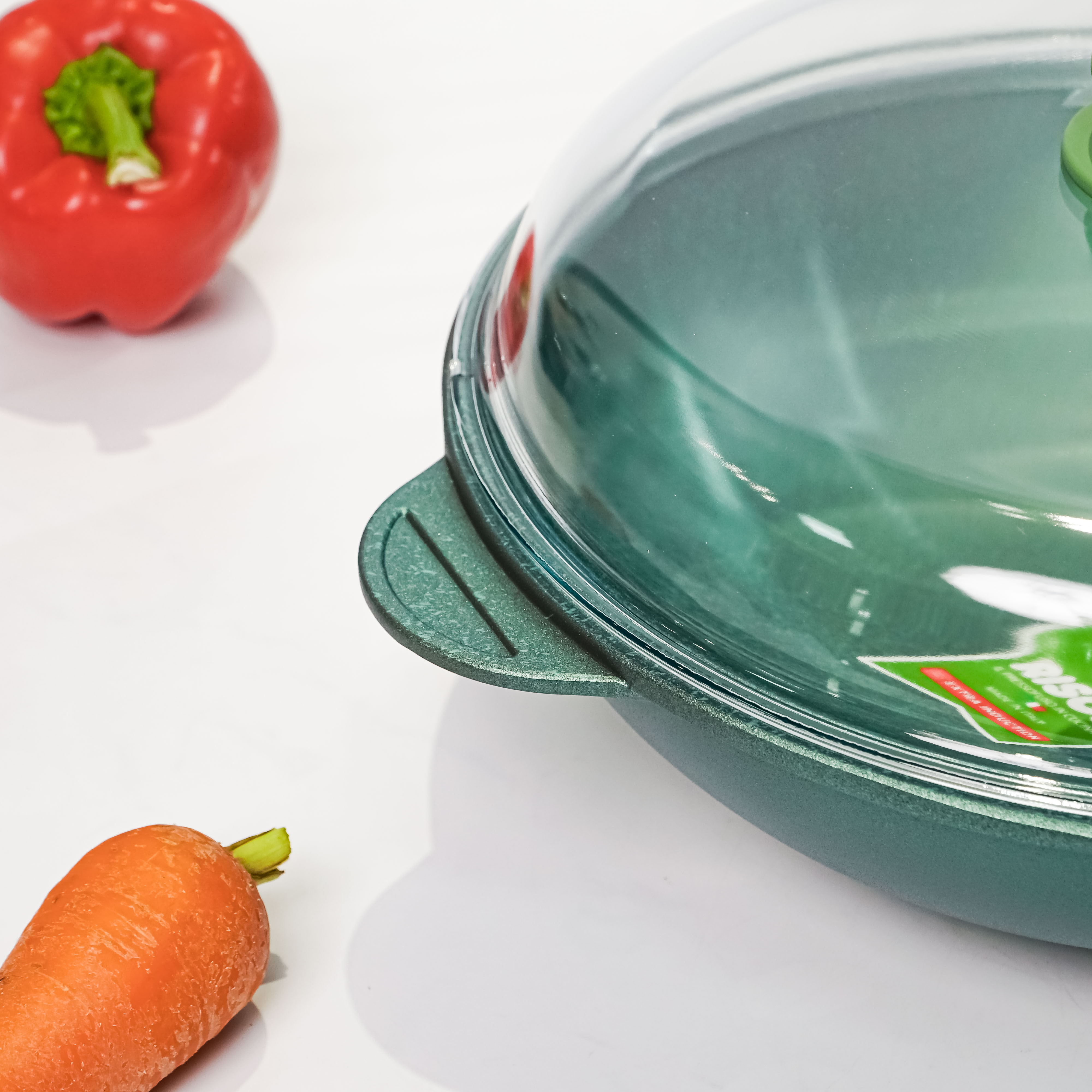 CHẢO RISOLI ĐÁY TỪ CÓ NẮP DR.GREEN® -Model: CHAORisoli-00081DRIN/32