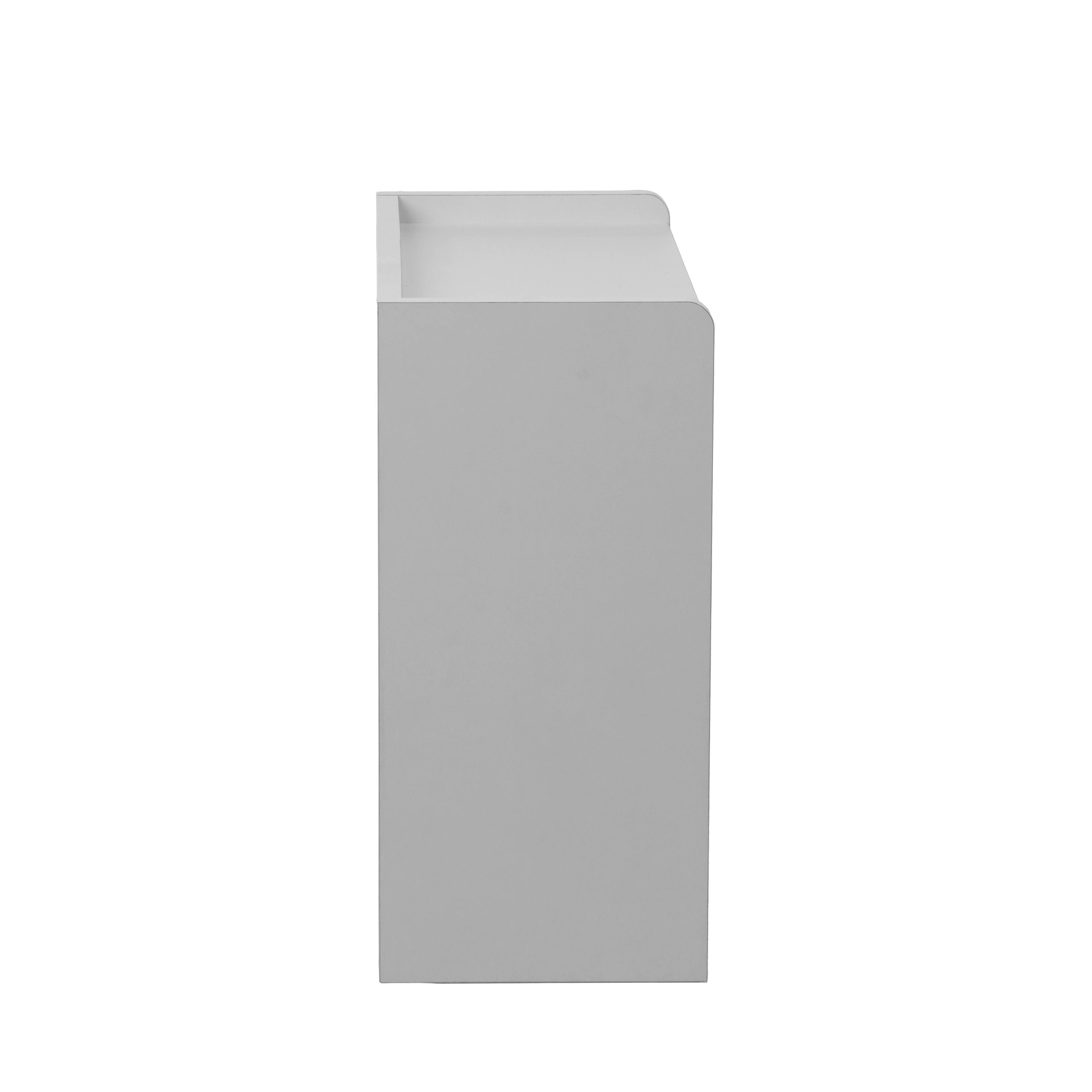 Kệ Mini Nookie DOWN 470x200 – Trắng Vân Gỗ – MDF Phủ Giấy_391399