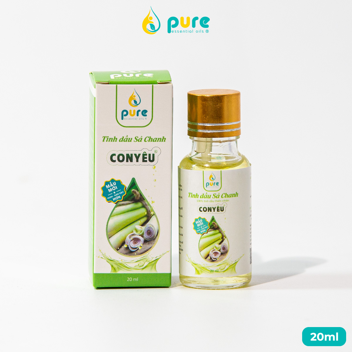 Tinh dầu sả Chanh CON YÊU 20ml - 2