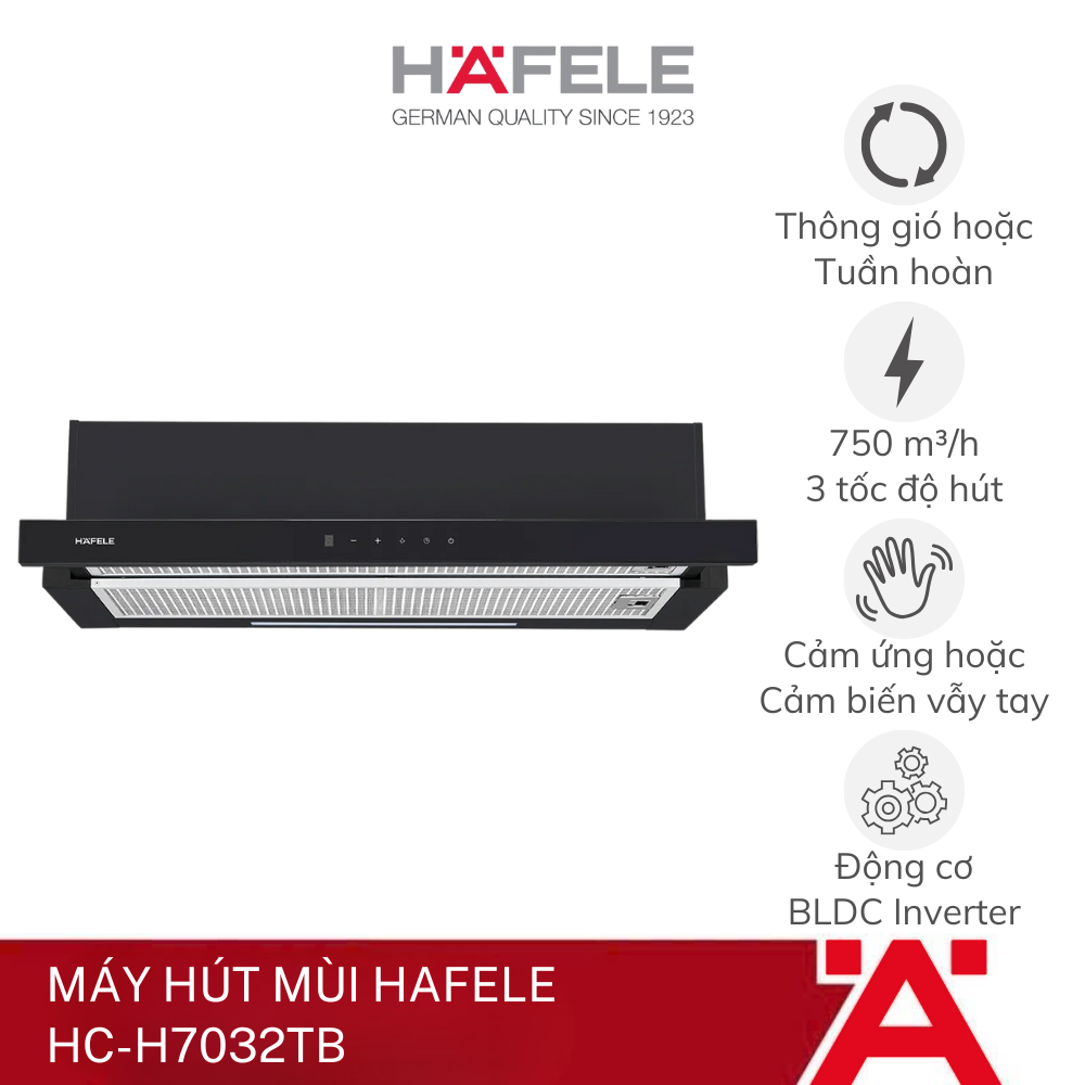 Máy hút mùi Hafele HC-H7032TB - Phân phối chính hãng