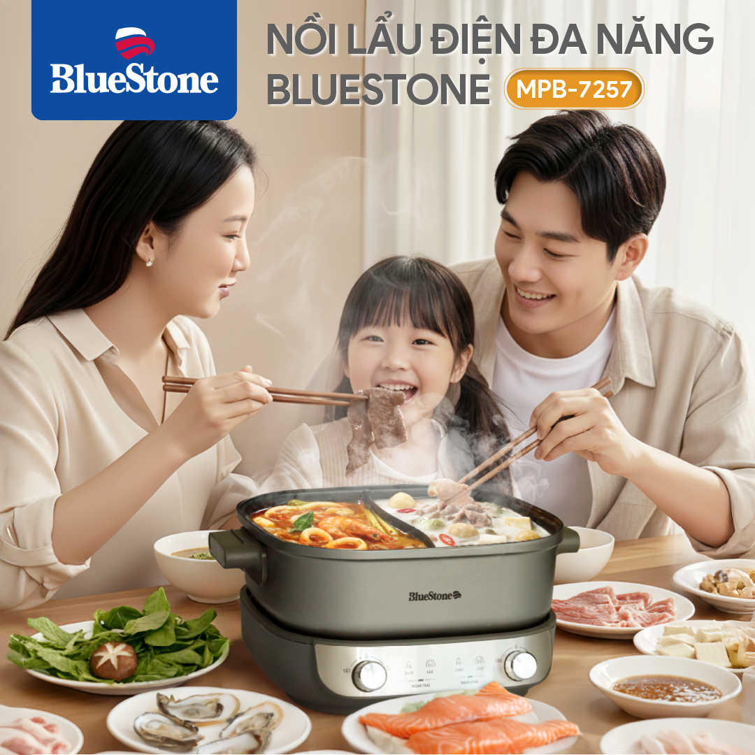 Nồi Lẩu Điện Đa Năng BlueStone MPB-7257 5 Lít 1850W