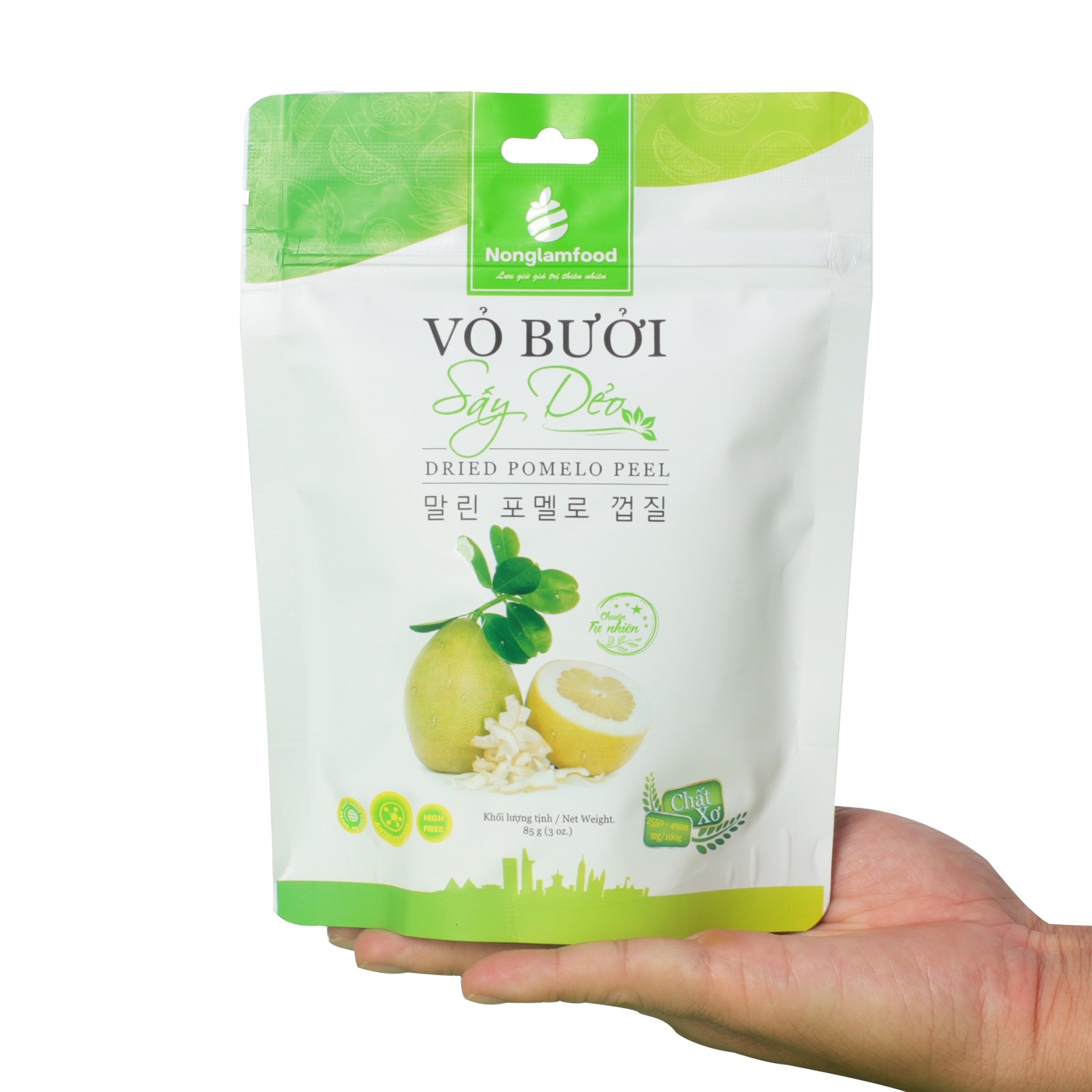 Vỏ Bưởi Sấy Dẻo Nonglamfood Túi 85g-duoc-ban-tai-LifeStyle and Household Appliances