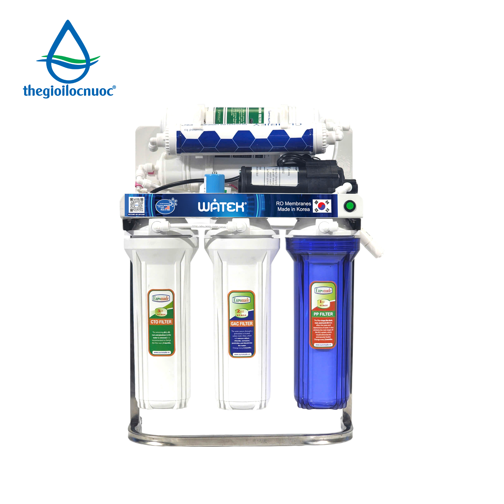 Máy lọc nước Watek, model: Eco-100RO - 7