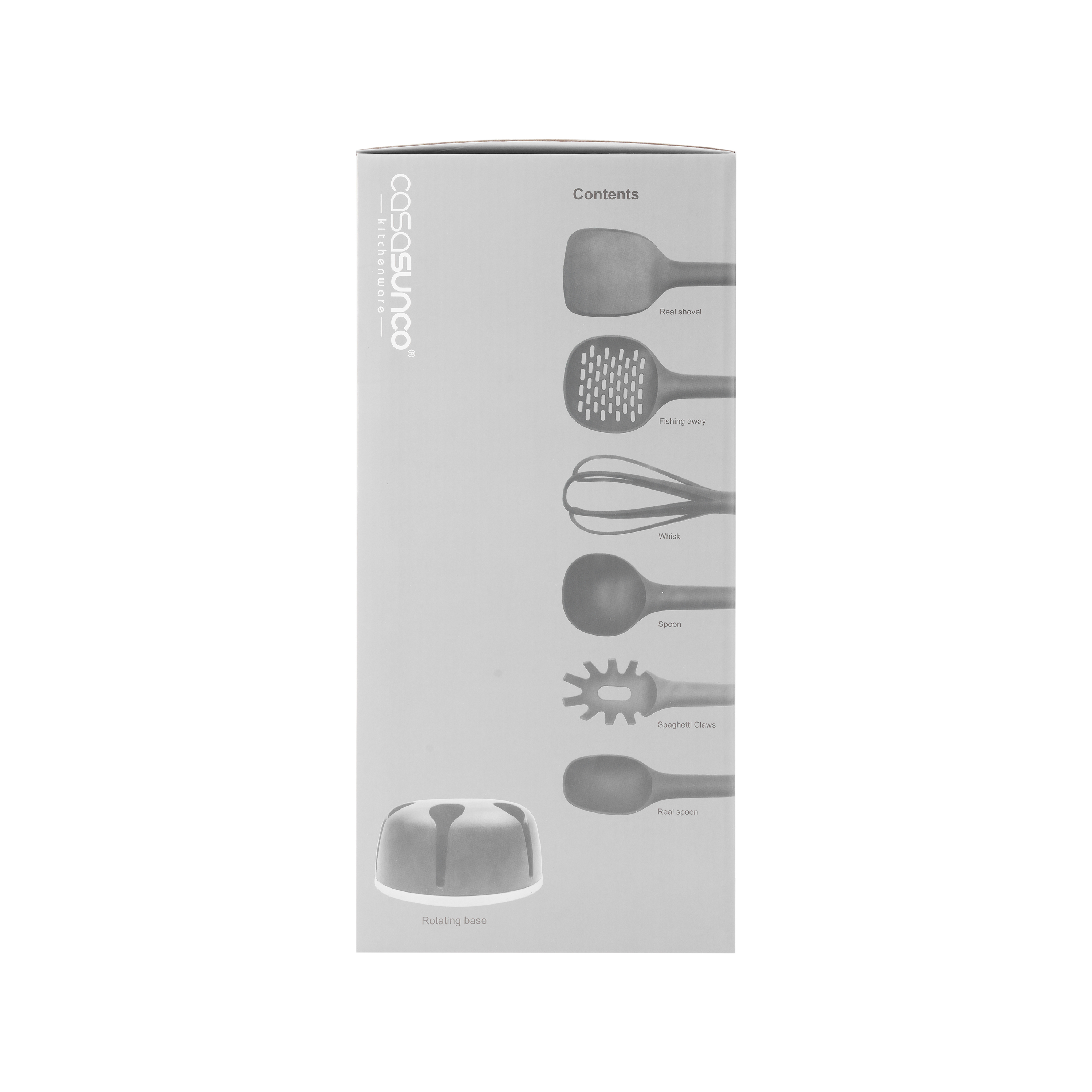 Bộ đồ dùng nilon nhà bếp set 6 màu đen - Cobi Home - 369925