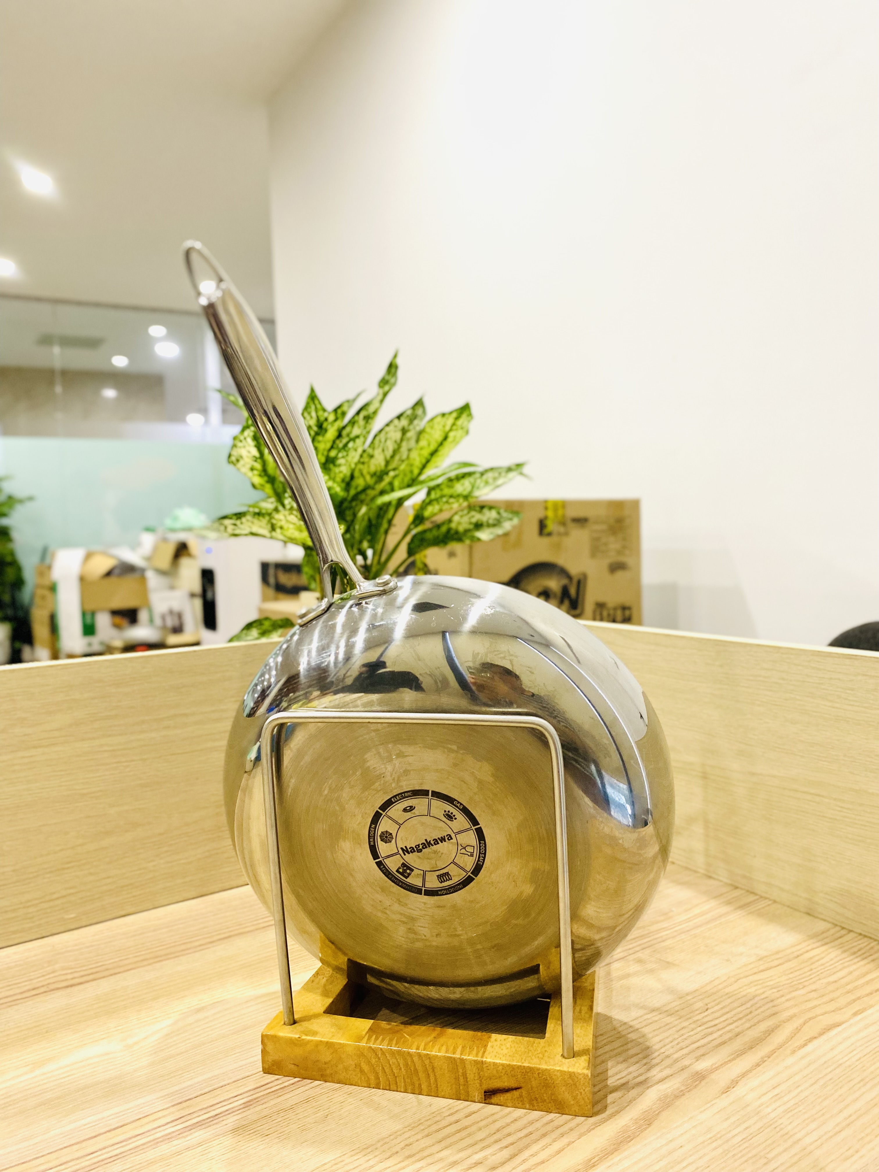 Chảo inox chống dính Nagakawa Natsu NAG2403