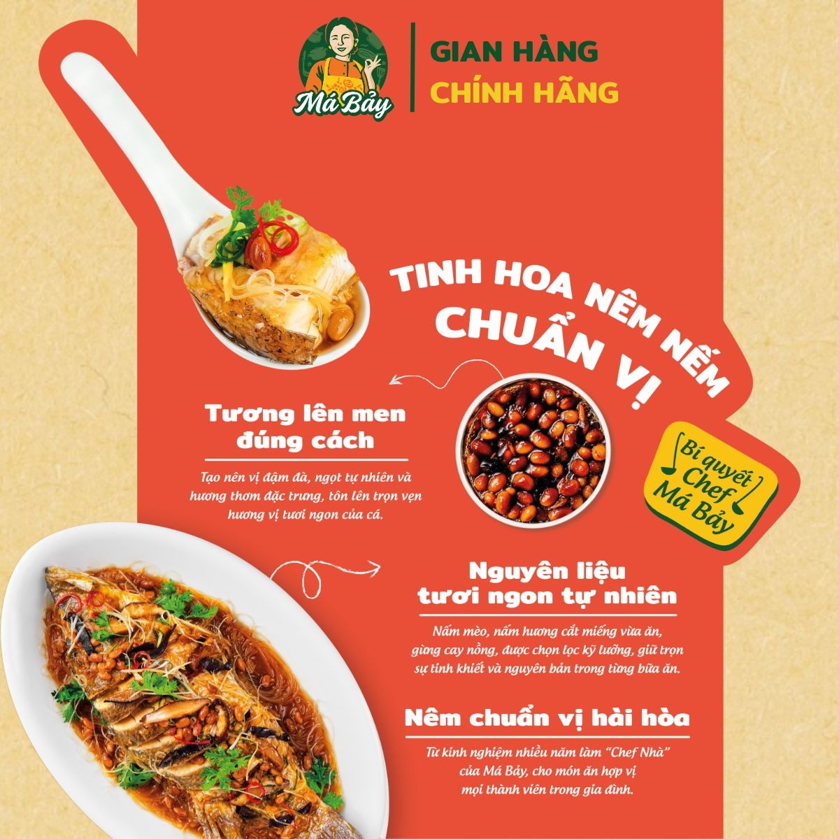 Bộ gia vị x2 hoàn chỉnh cá chưng tương 101g