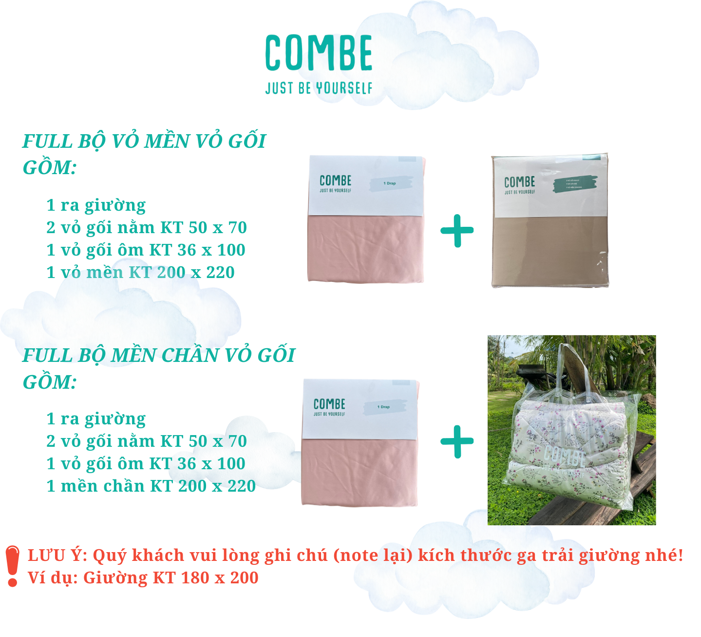 Full bộ ra giường 5 món Tencel 60s Combe-duoc-ban-tai-PL Home & Health Store