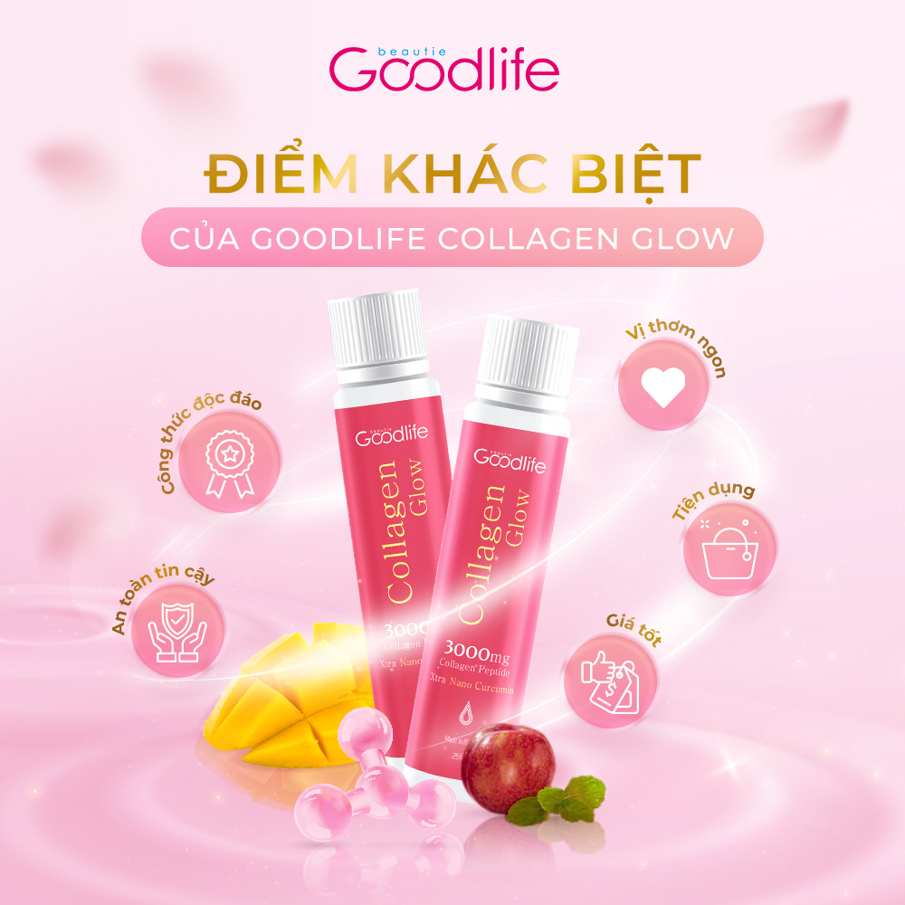 Nước uống Collagen đẹp da chống lão hóa Goodlife (10c x 25ml)