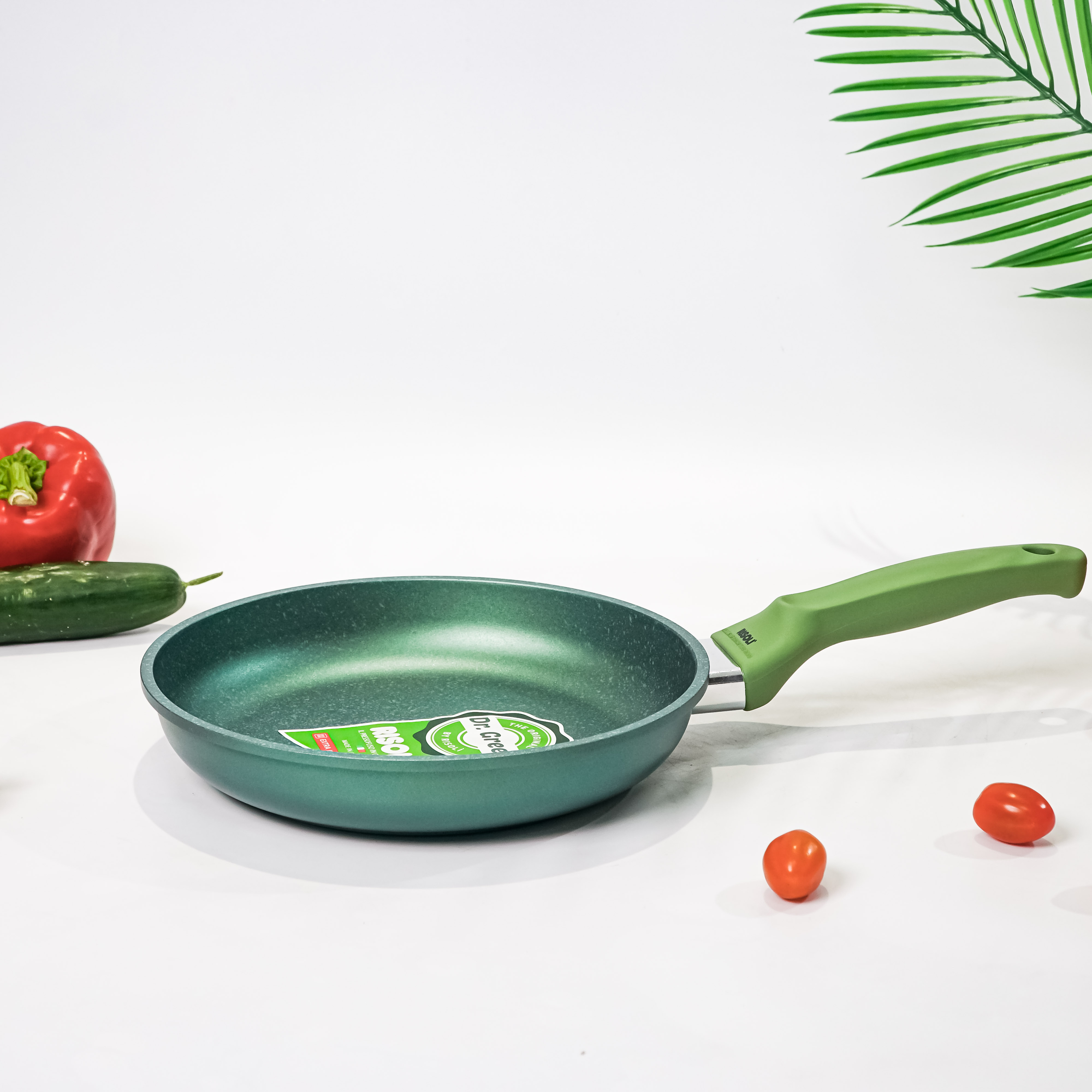 CHẢO CHỐNG DÍNH DR.GREEN® EXTRA INDUCTION - Model: CHAORisoli-00103DRIN/24