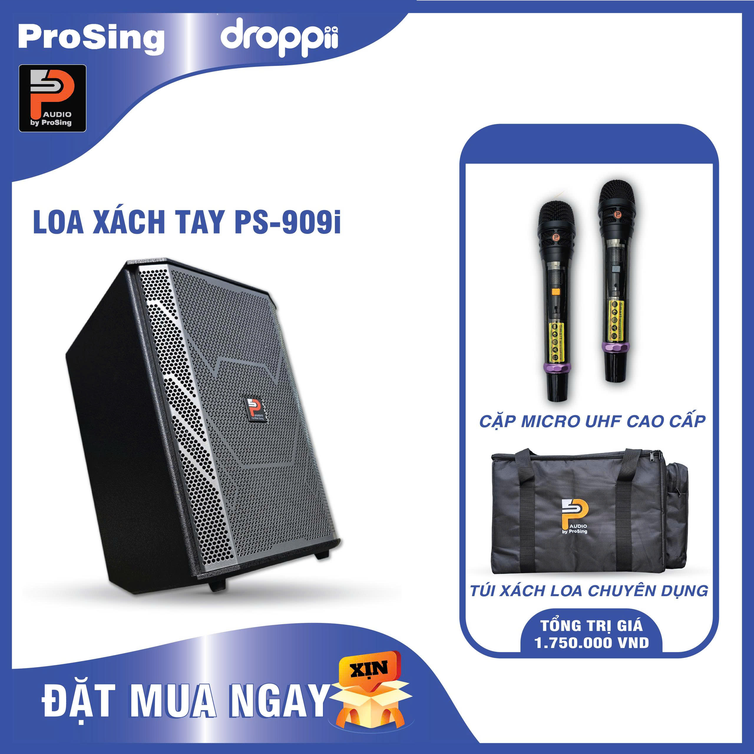 Loa Xách Tay Công Suất Lớn PS-909I