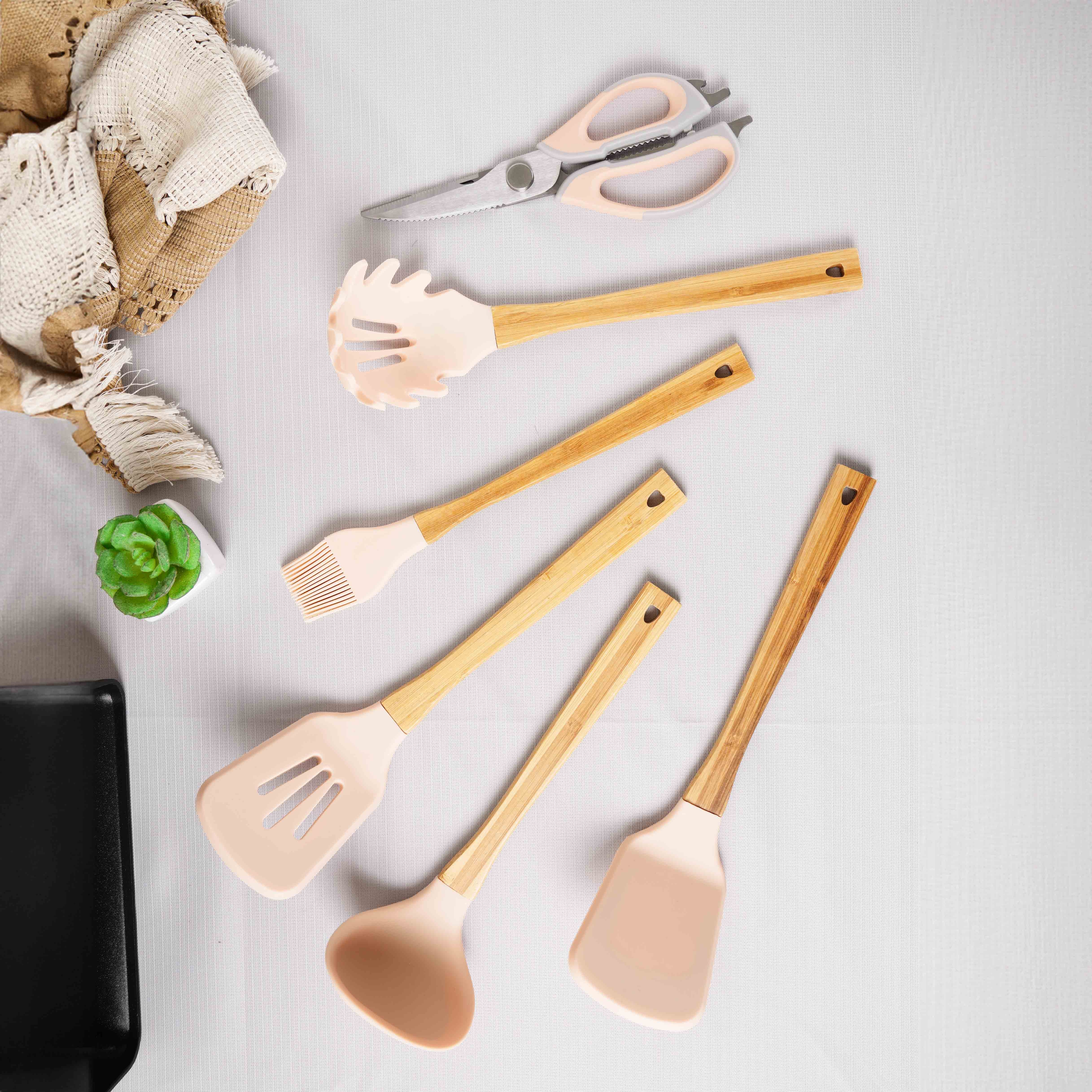 Cọ phết dầu ăn silicone hồng_369905