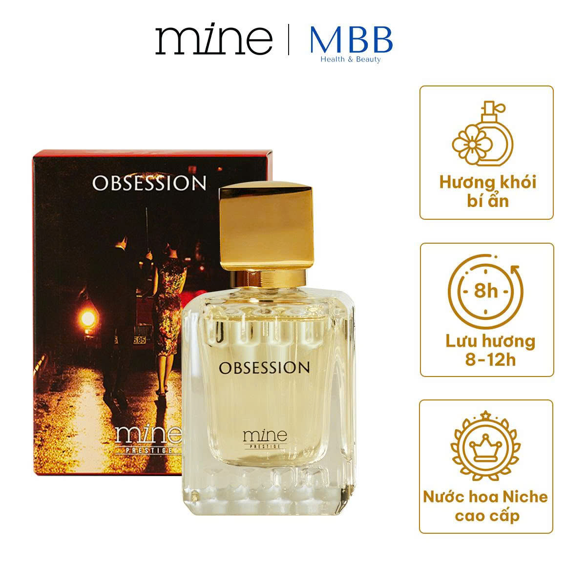 Nước hoa Mine Obsession lưu hương 8-12h 50ml - Phân phối chính hãng