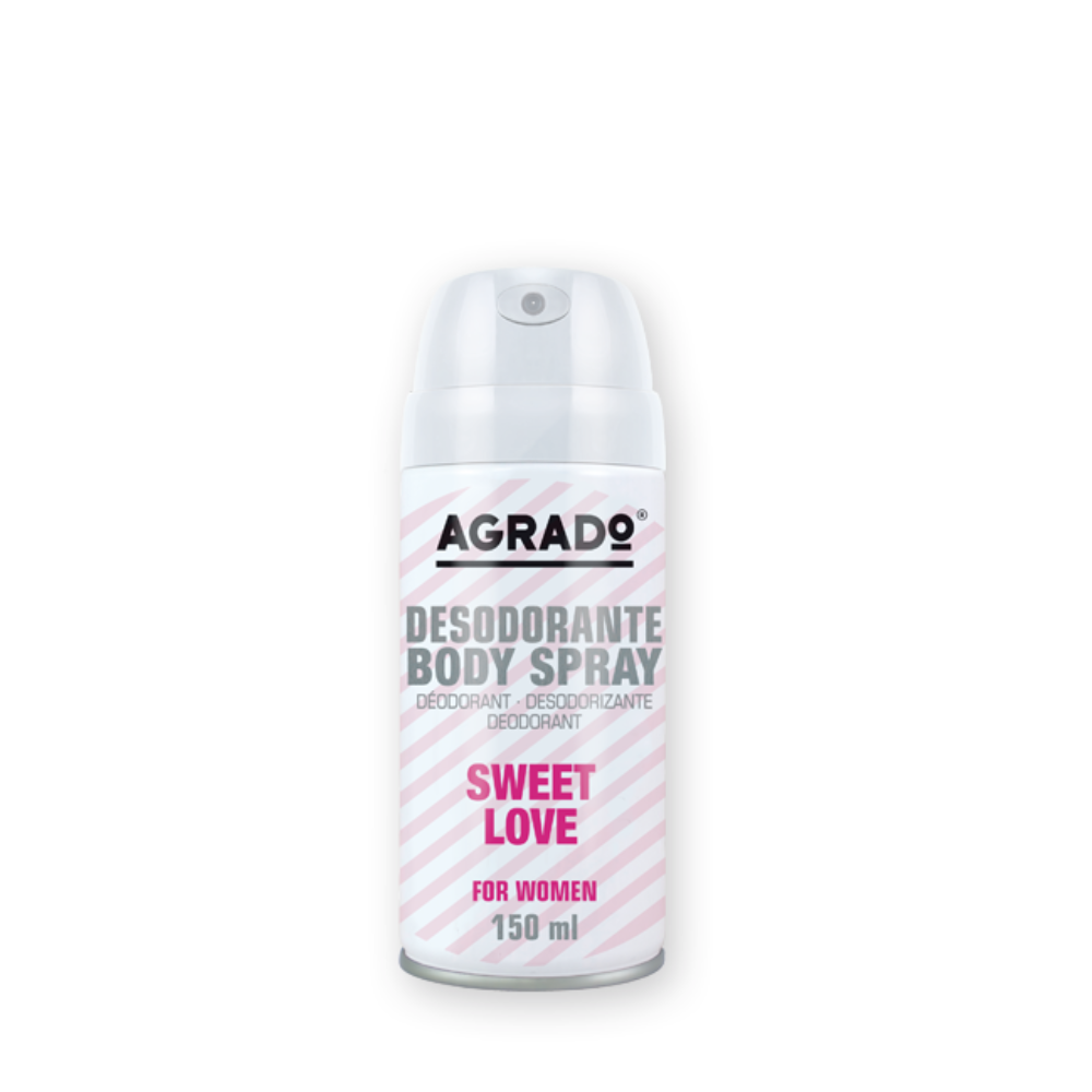 Xịt khử mùi Body Agrado - Hương nước hoa Sweet Love (150ml)