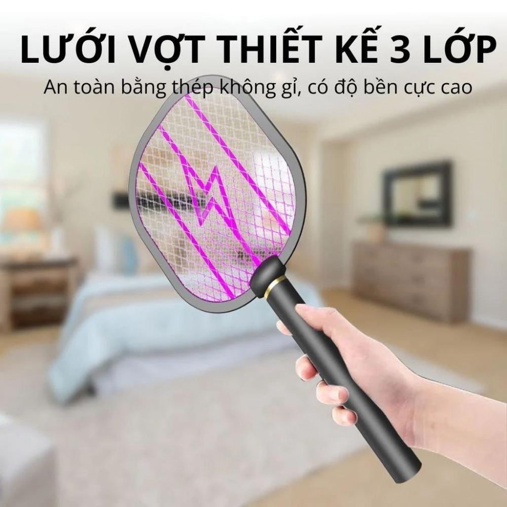 Vợt bắt muỗi tự động Kachi MK386 - 9