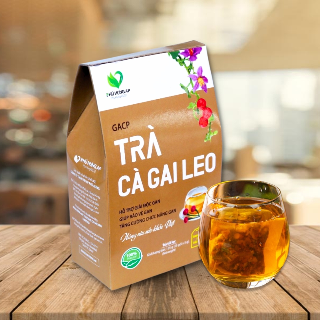 Trà Cà Gai Leo Hỗ Trợ Bảo Vệ Gan AP Phú Hưng - Phân phối chính hãng