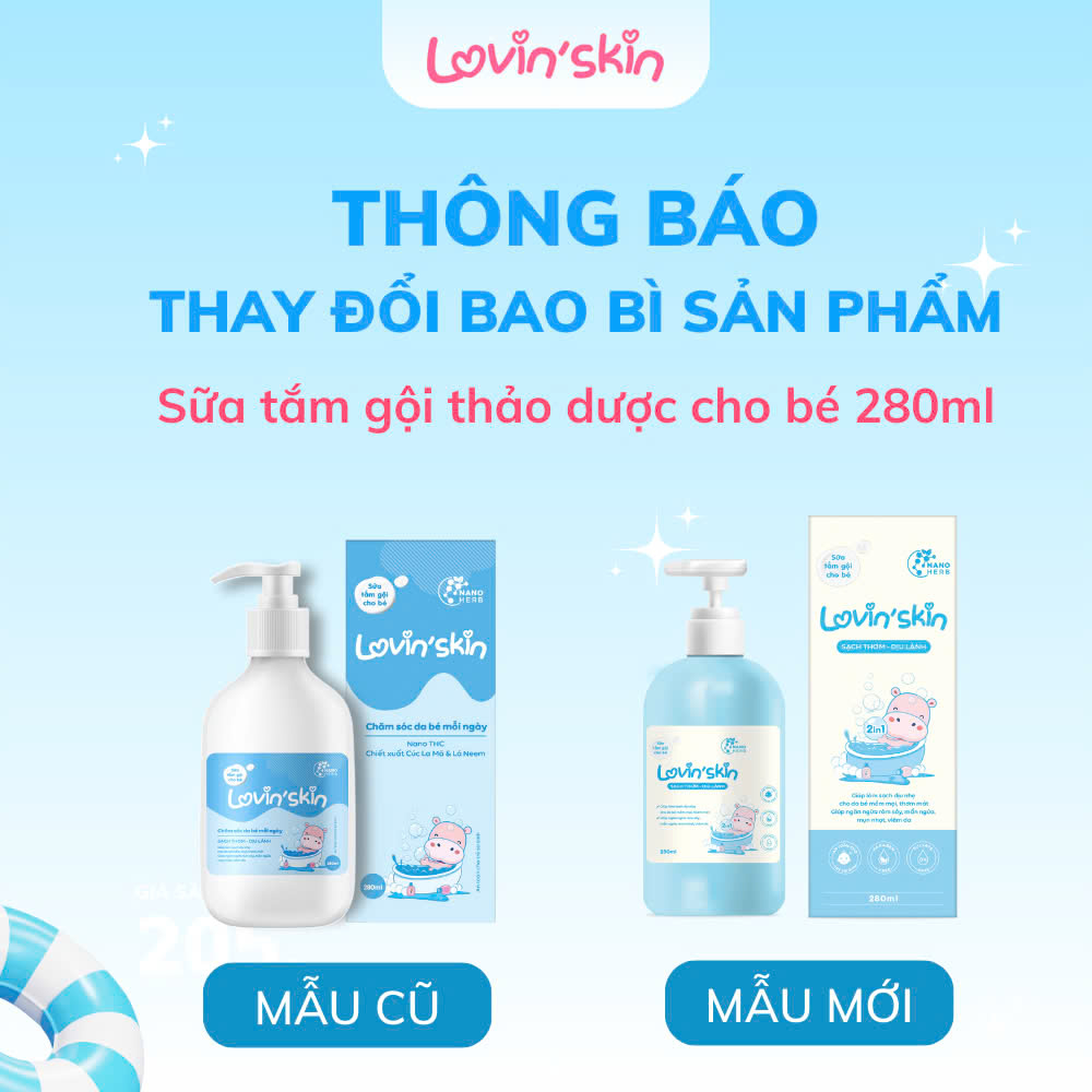 Combo bảo vệ da toàn diện cho bé Lovin'Skin