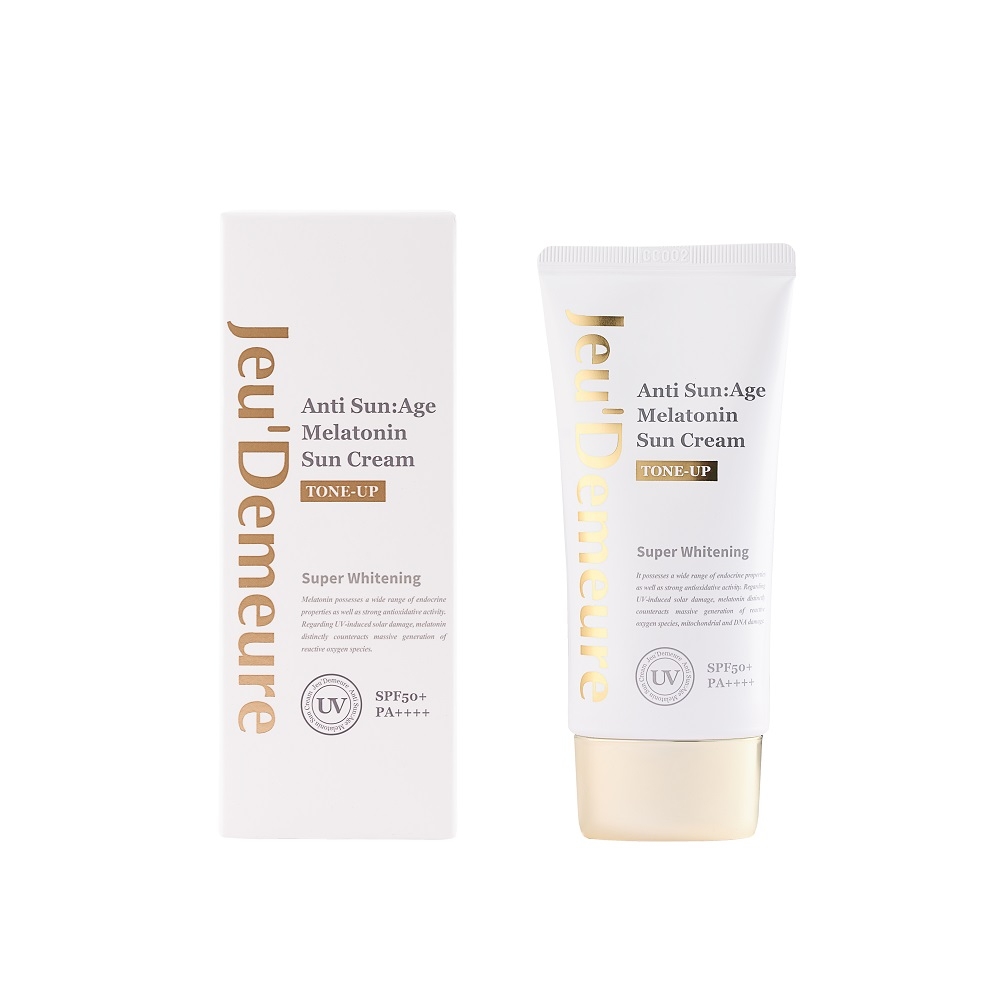 Kem chống nắng Melatonin Jeu’Demeure – Nâng tone da (tuýp 50ml) - Phân phối chính hãng