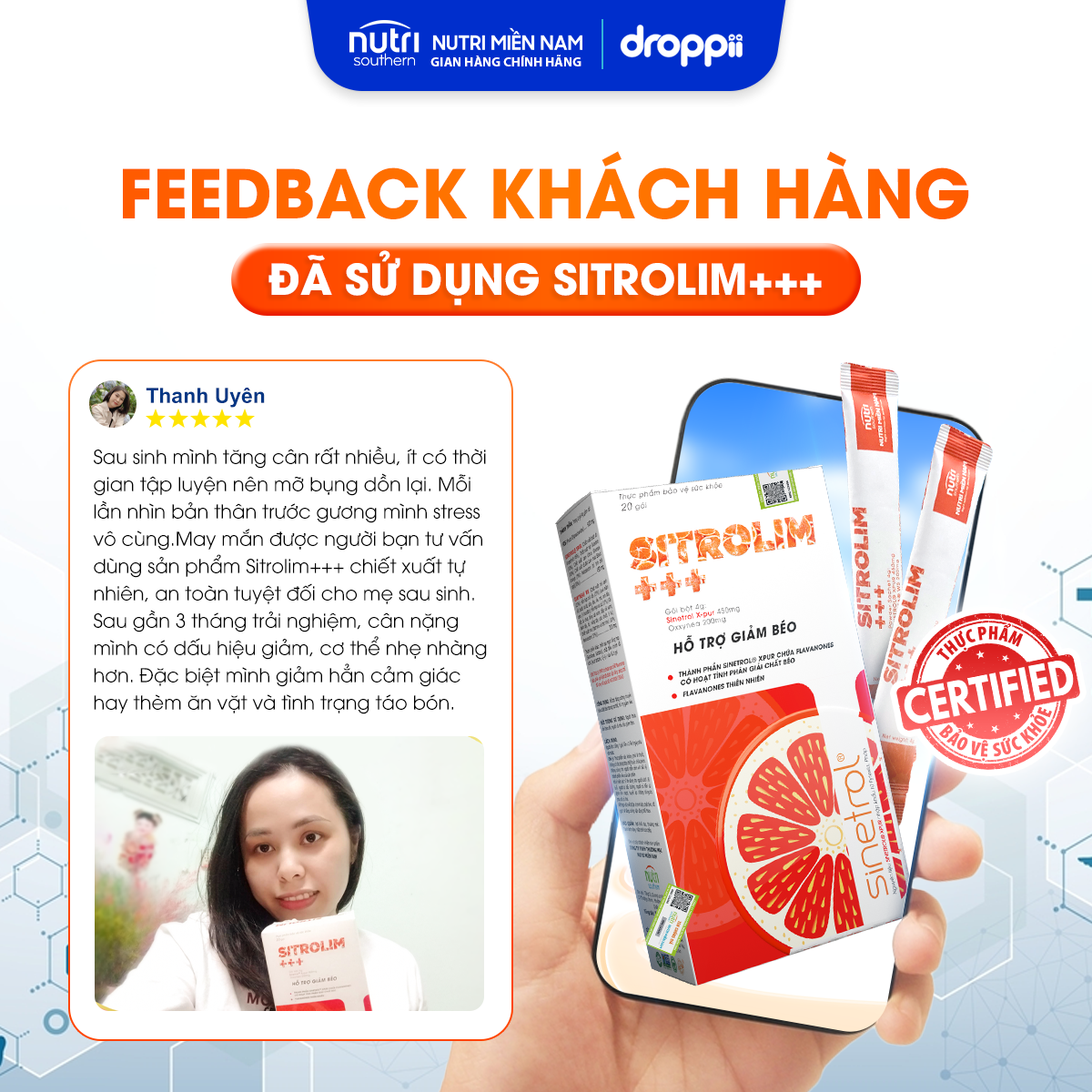 Thực phẩm bảo vệ sức khỏe SITROLIM +++