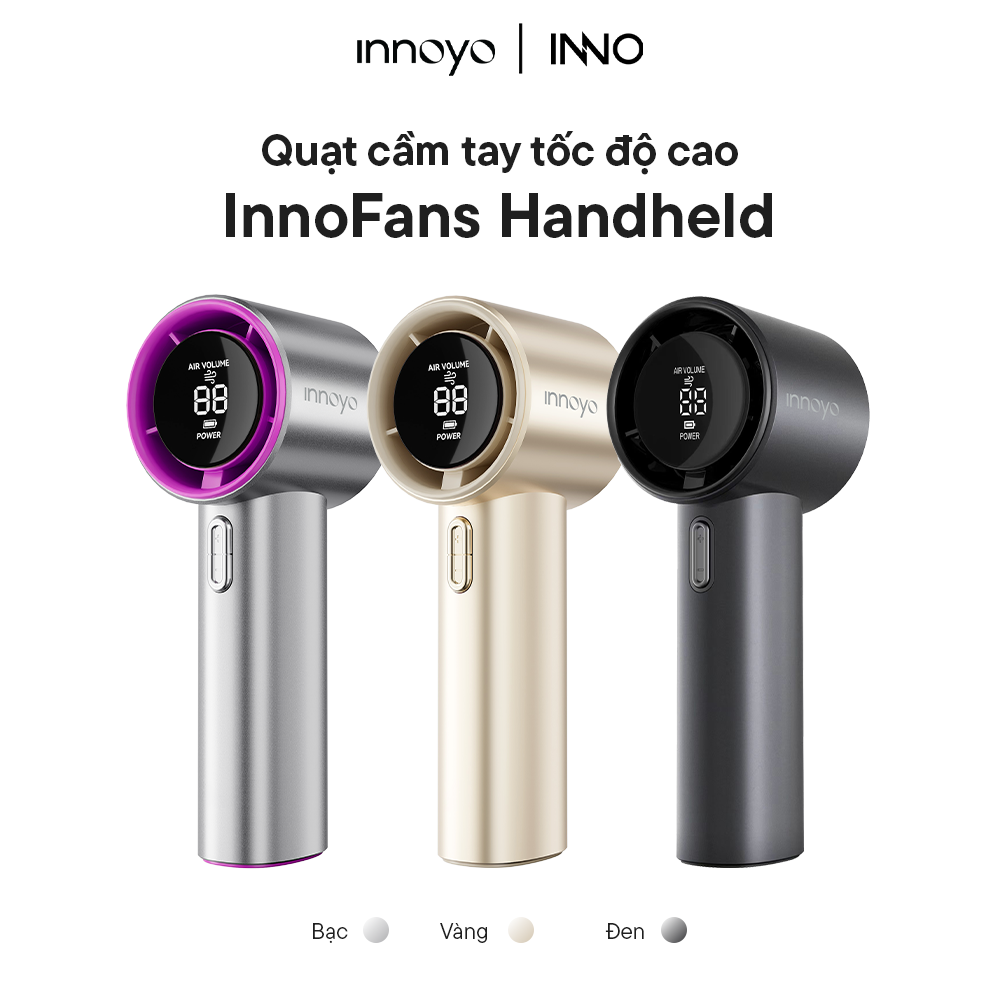 Quạt cầm tay tốc độ cao InnoFans Handheld - Phân phối chính hãng