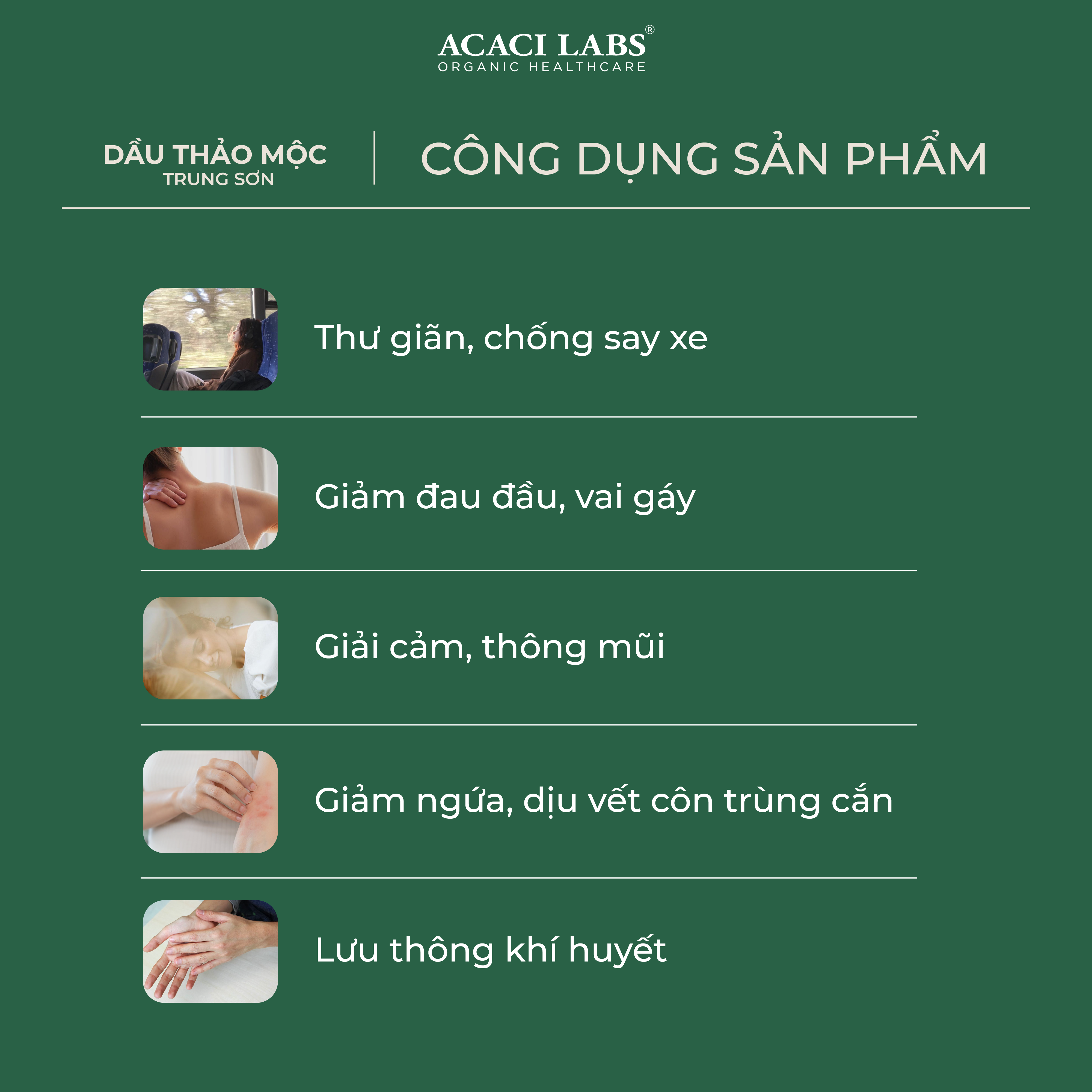 Dầu thảo mộc Trung Sơn chai 10ml (Hỗ trợ  dịu say tàu xe, đau vai gáy)