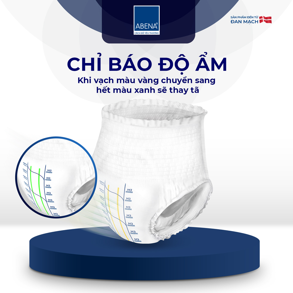 Tã quần người lớn Abena Pants Premium M3 (15 miếng/gói)